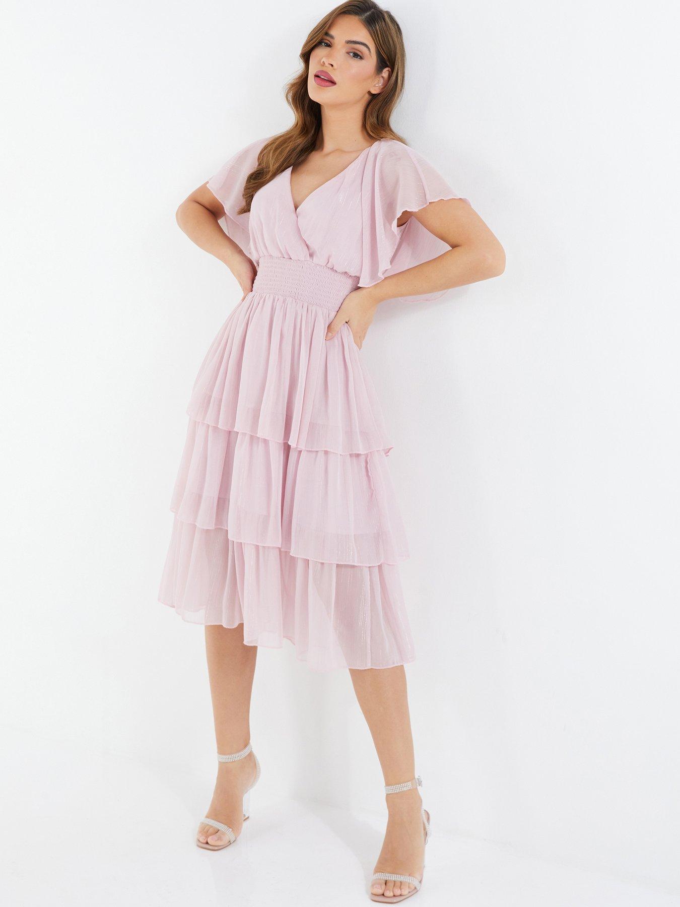 Midi chiffon deals dresses uk