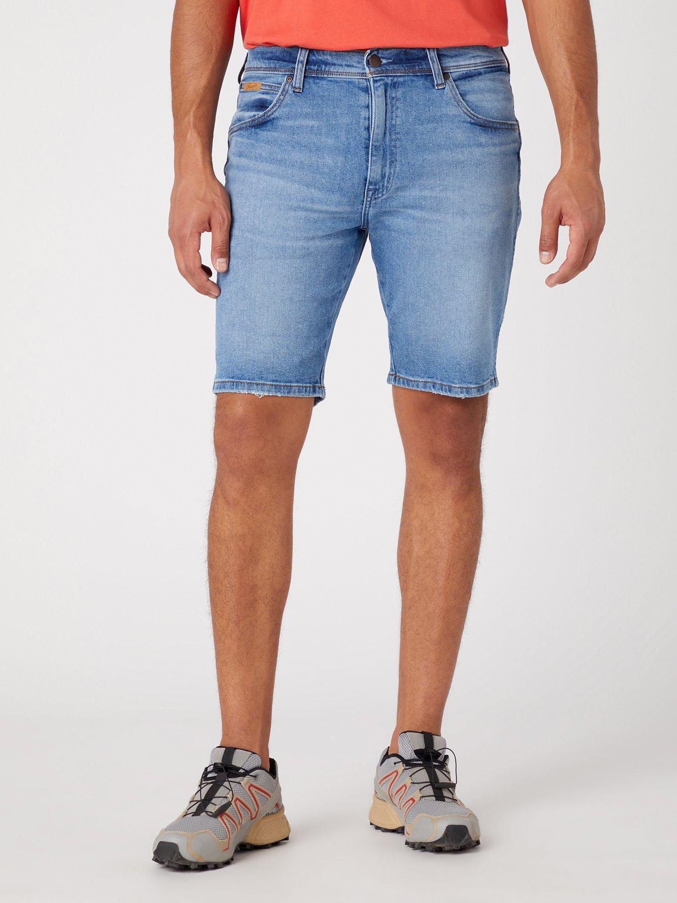 Wrangler Texas Regular Fit Denim Shorts - Blue | very.co.uk
