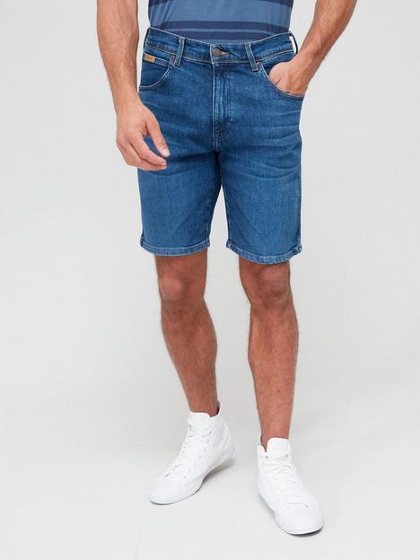 wrangler-texas-regular-fit-denim-shorts-blue