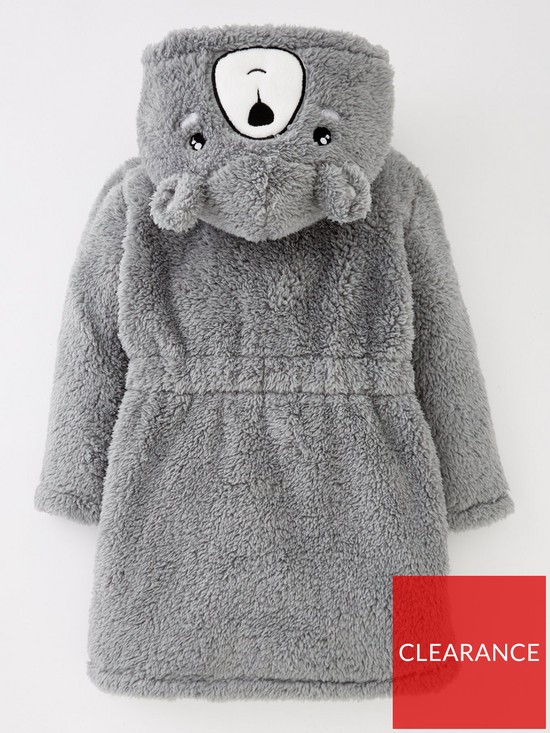 back image of mini-v-by-very-boys-novelty-bear-hooded-robe-grey