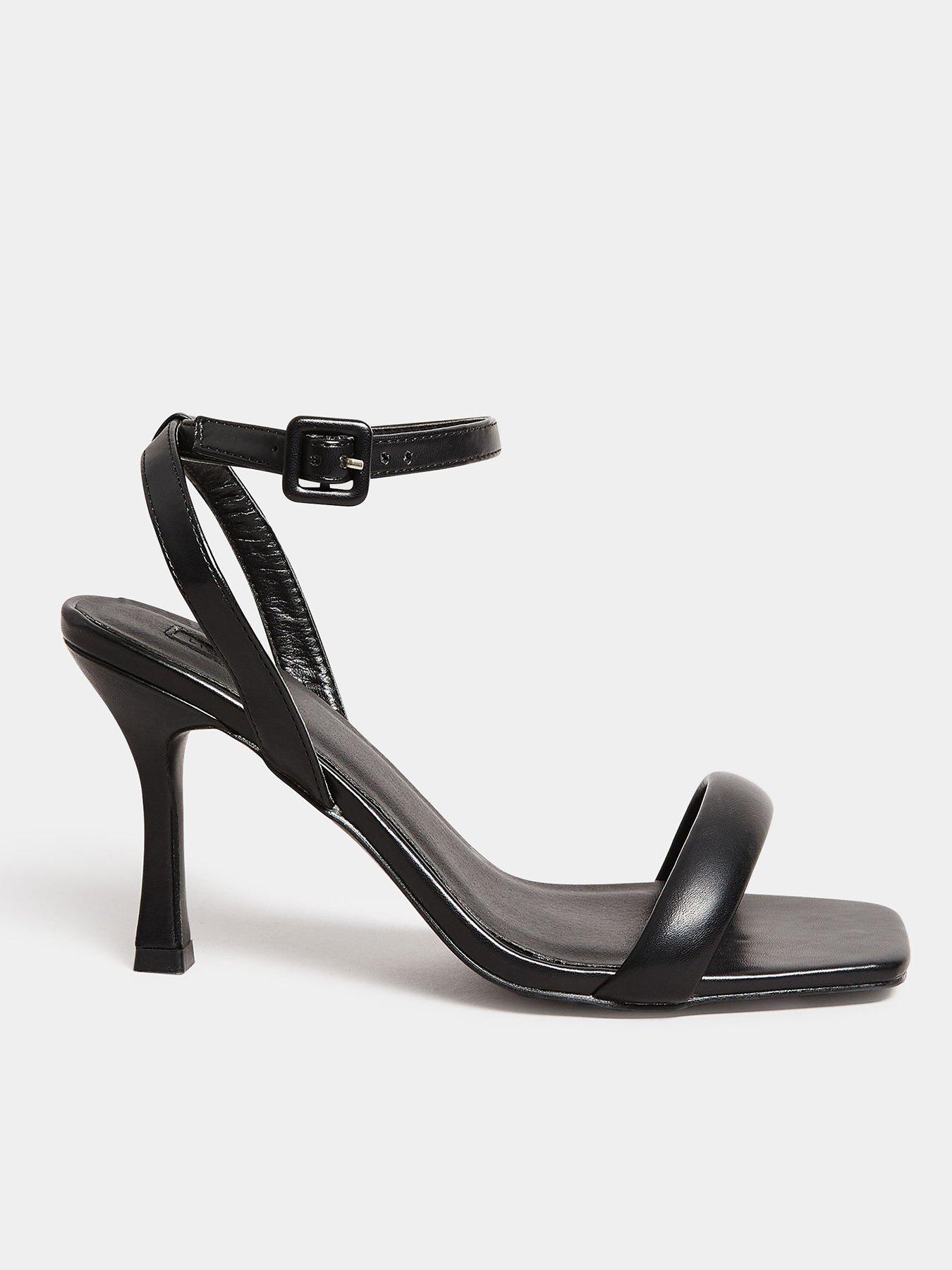 Extra wide black on sale sandals