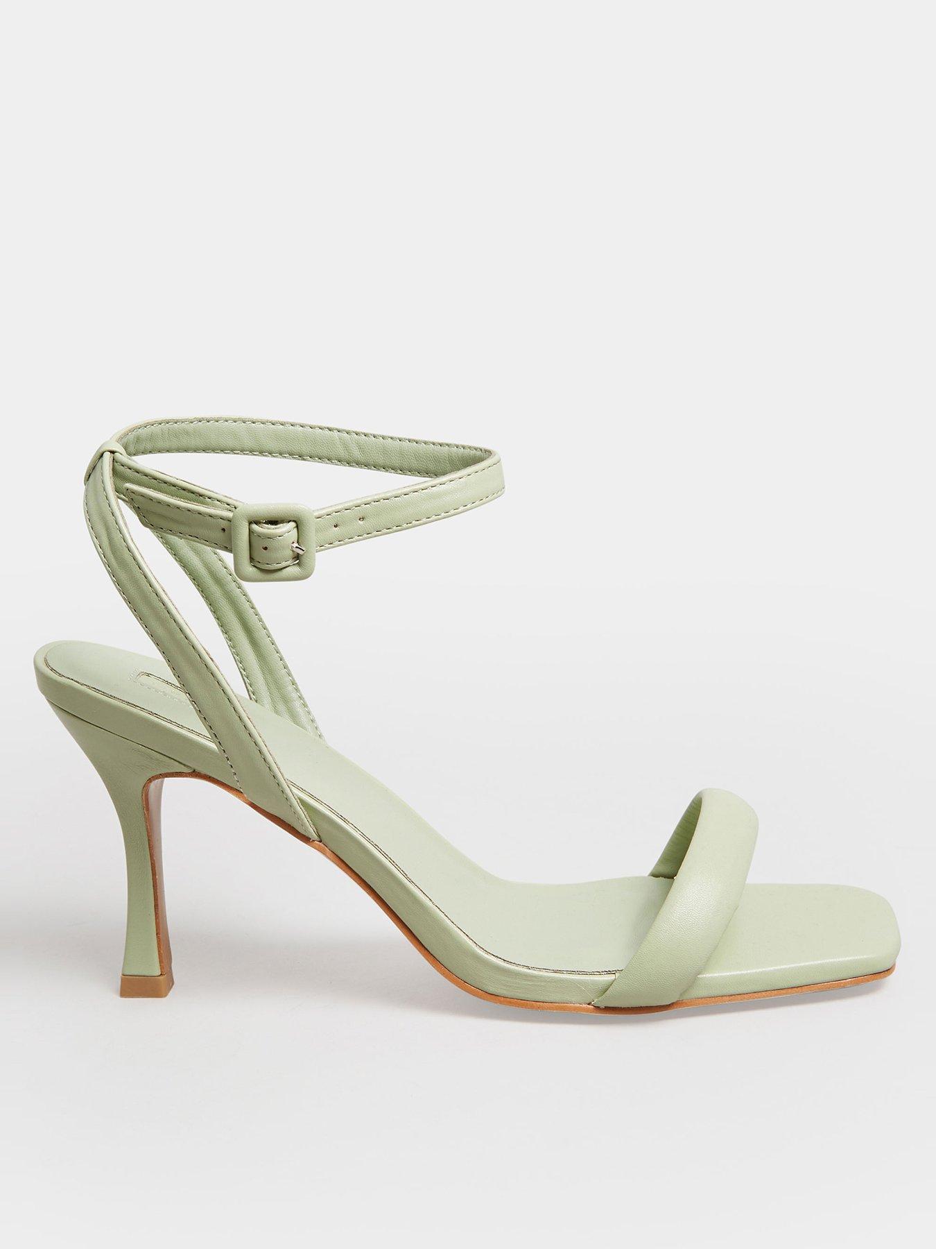 Green wide hot sale fit sandals