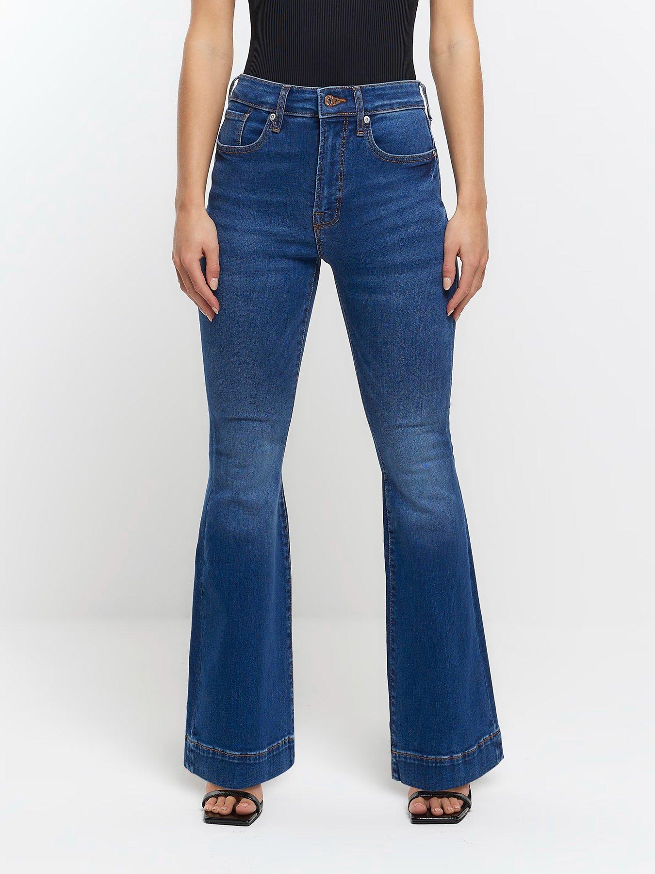 Petite 2024 flare jeans