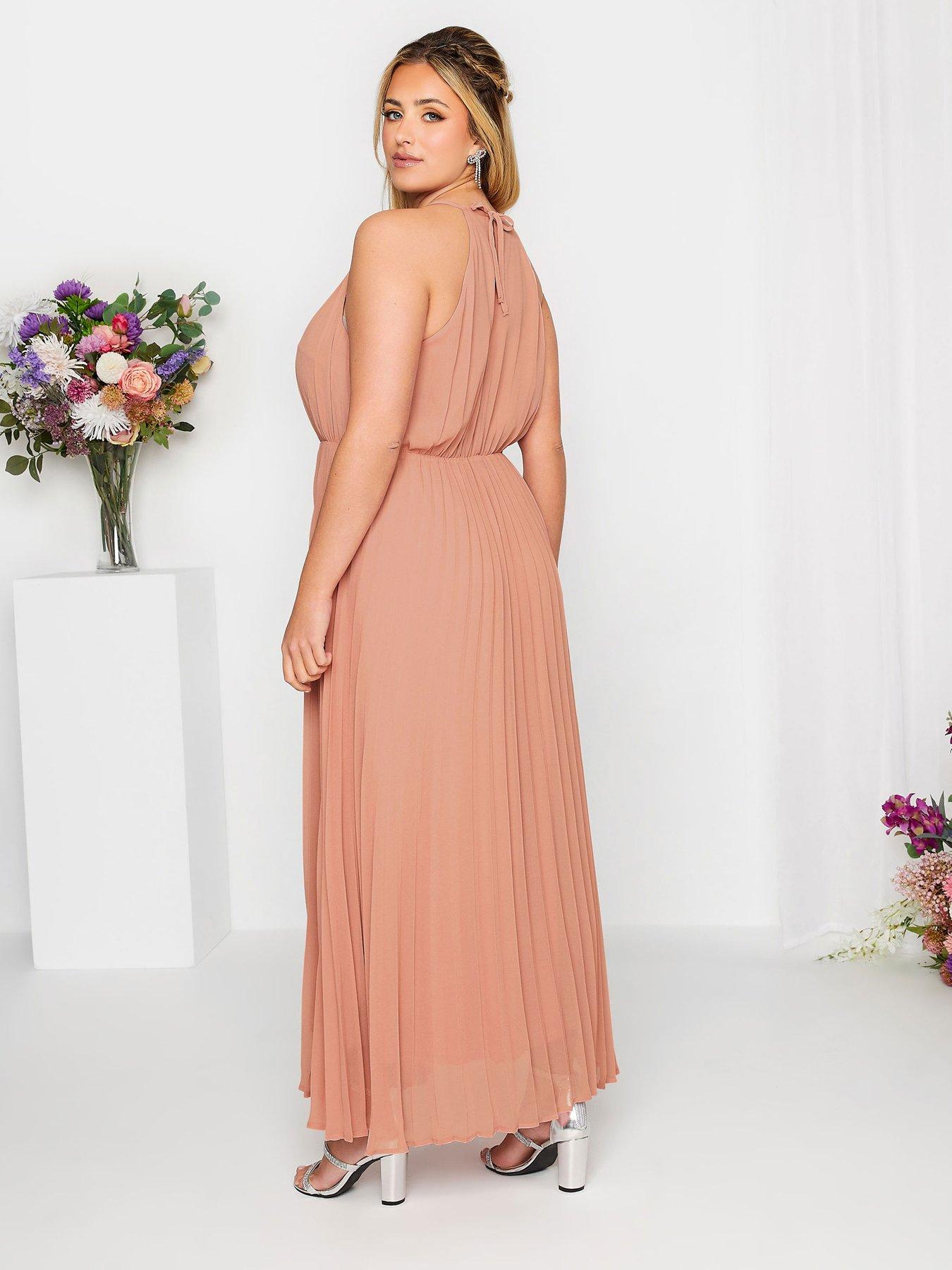 Maxi pleated dress outlet uk