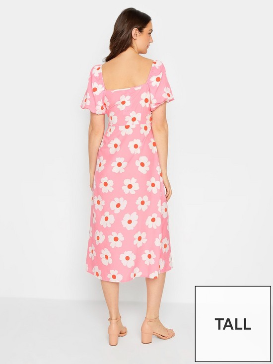 stillFront image of long-tall-sally-pink-daisy-cut-out-midi-dress