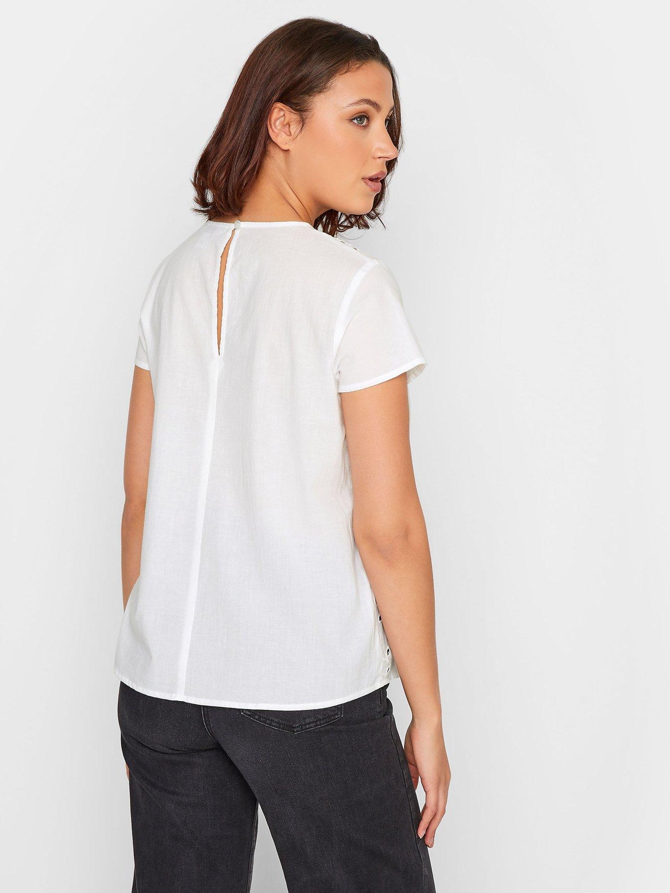 tall white tee