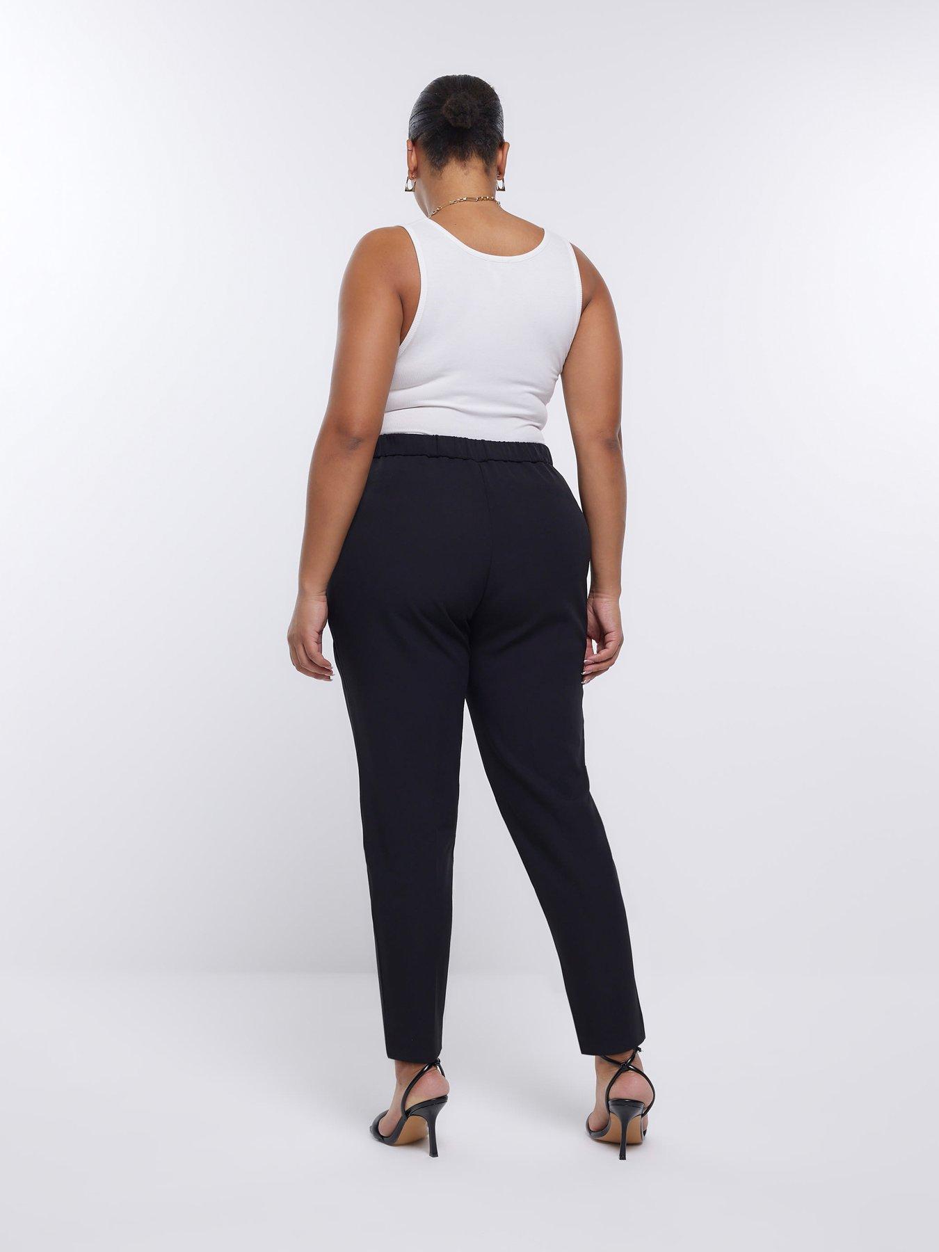 Plus size best sale cigarette trousers