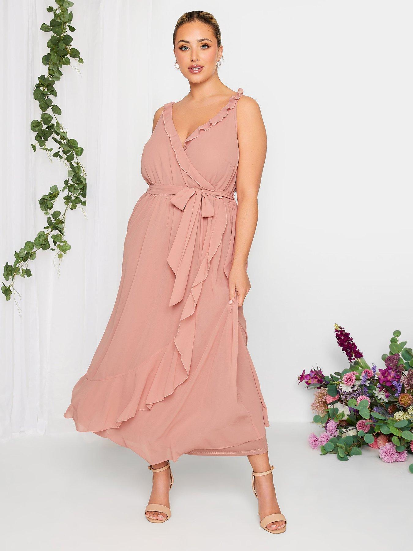 Ruffle occasion outlet dress