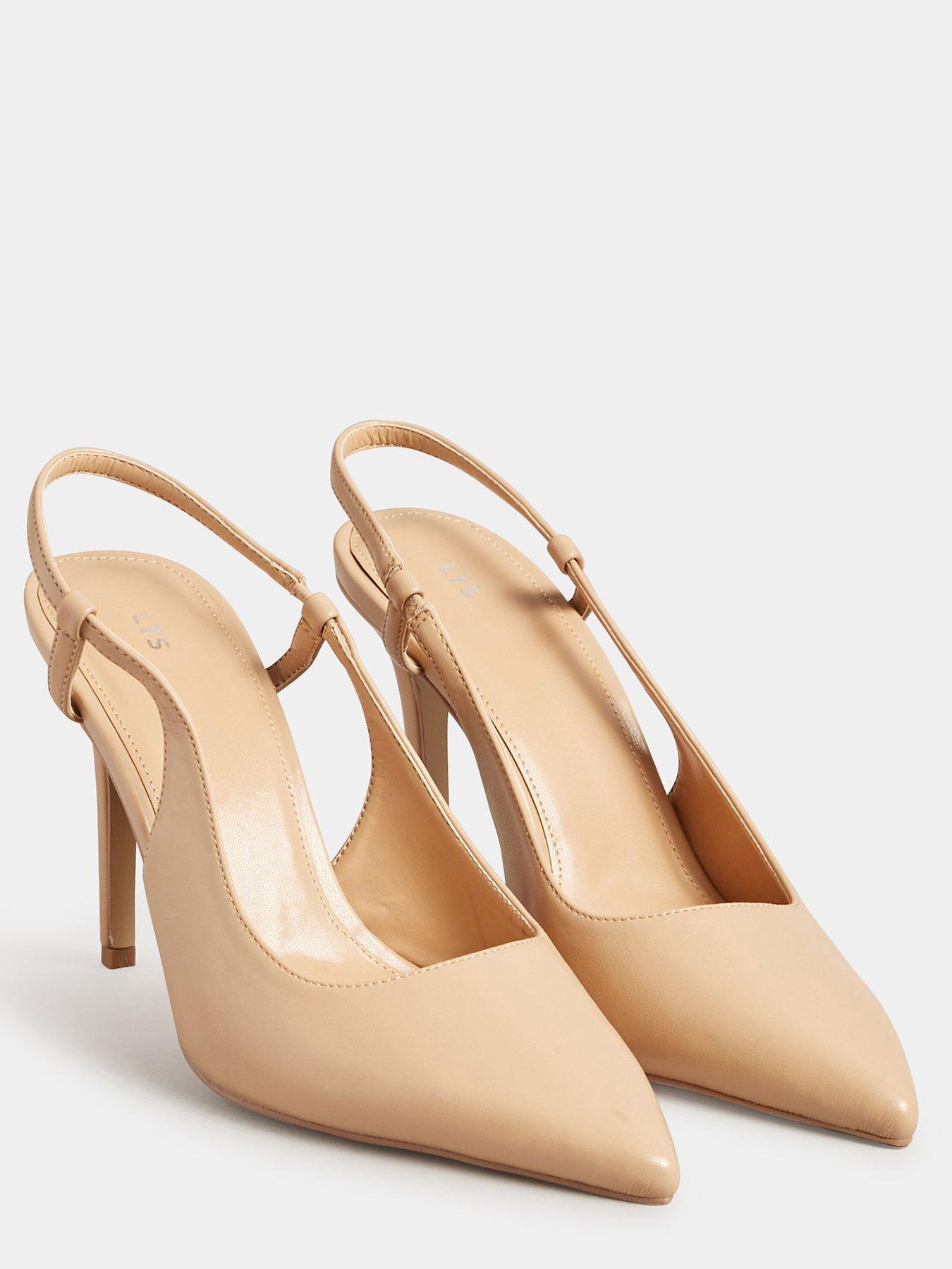 Nude best sale suede slingback