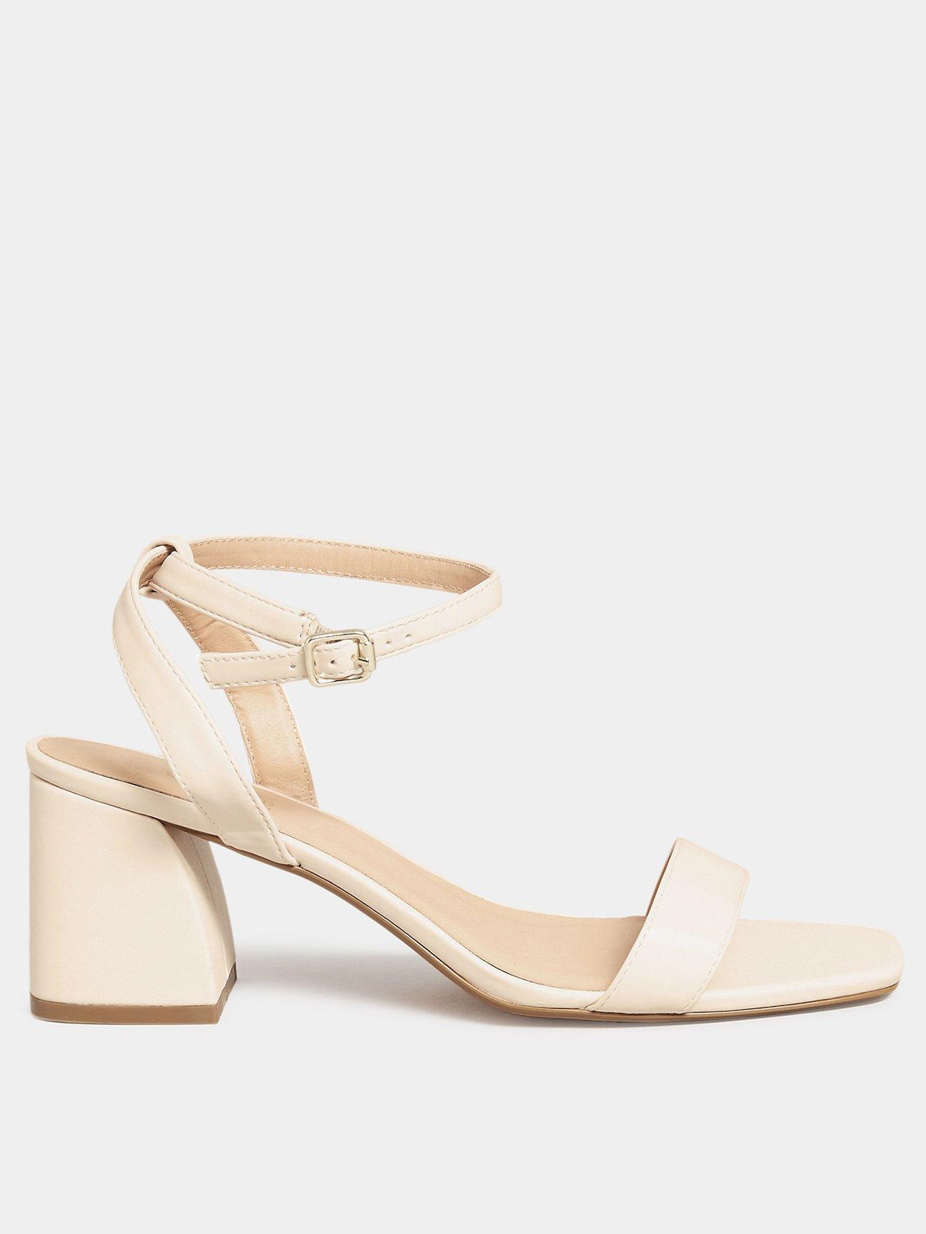 Nude heeled sandals on sale uk