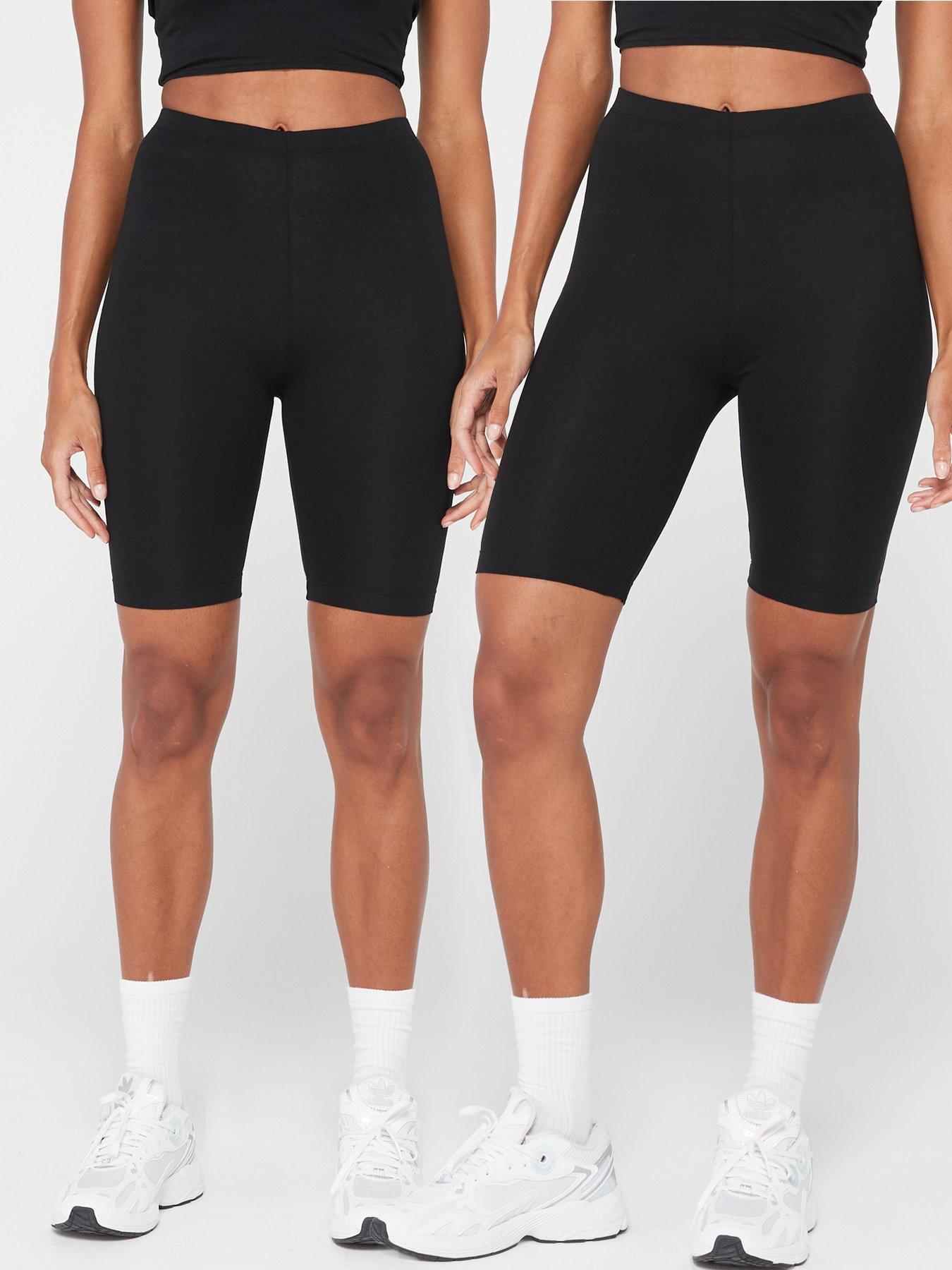 2 Pack Cycling Short Black