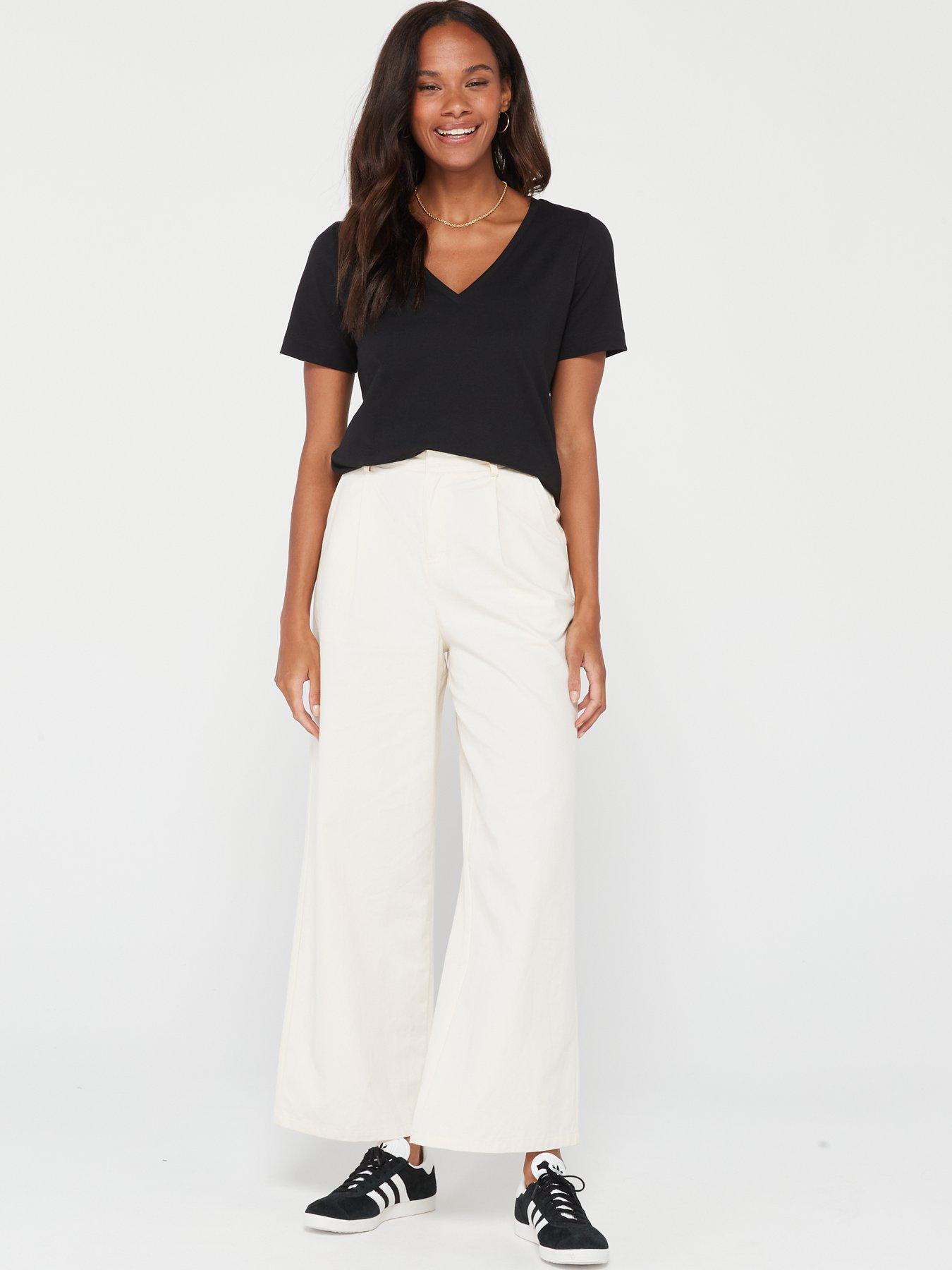 Image 6 of 7 of V by Very 2 Pack Basic V Neck T-shirts - Multi