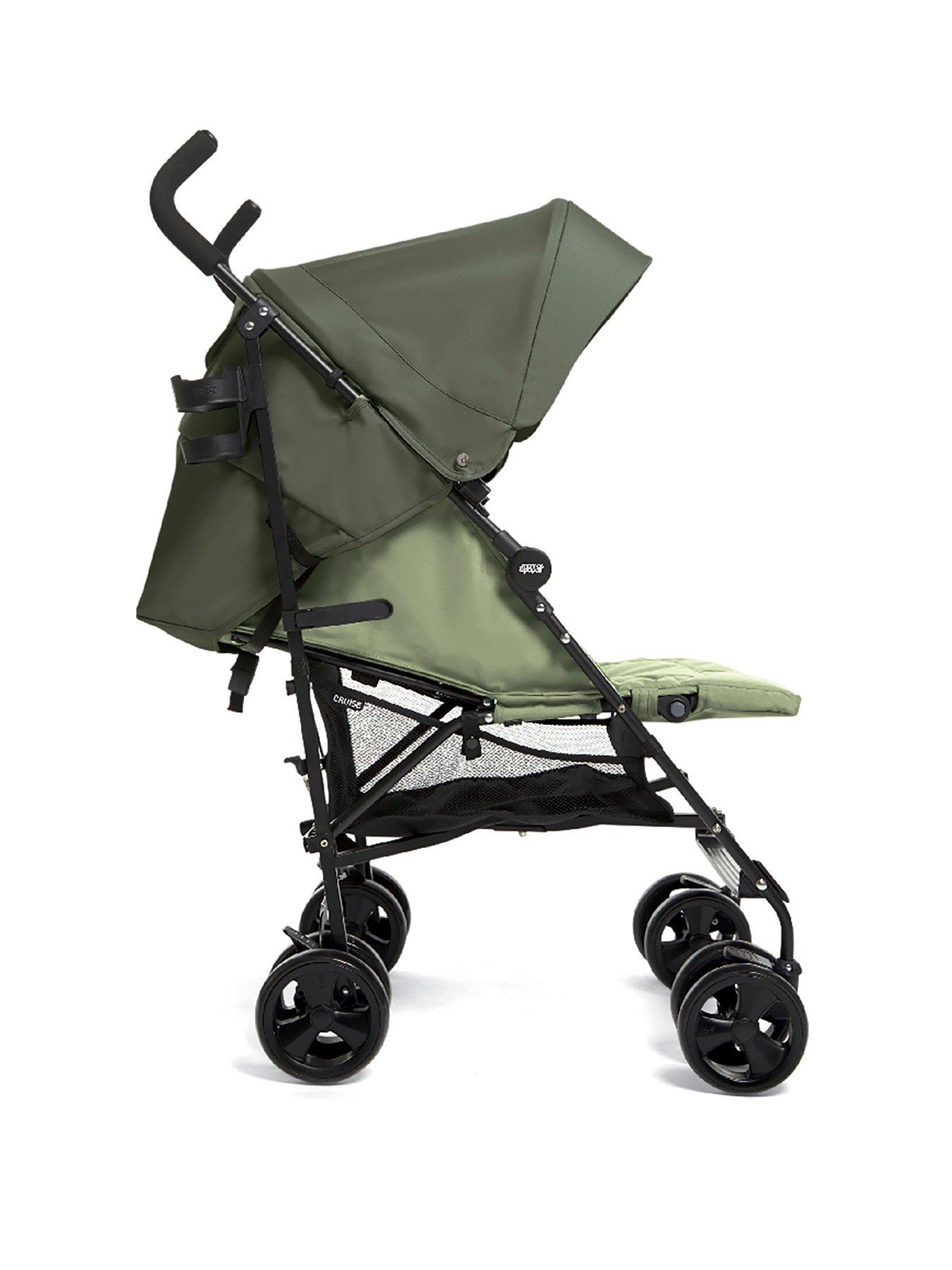 Mamas and papas green stroller sale