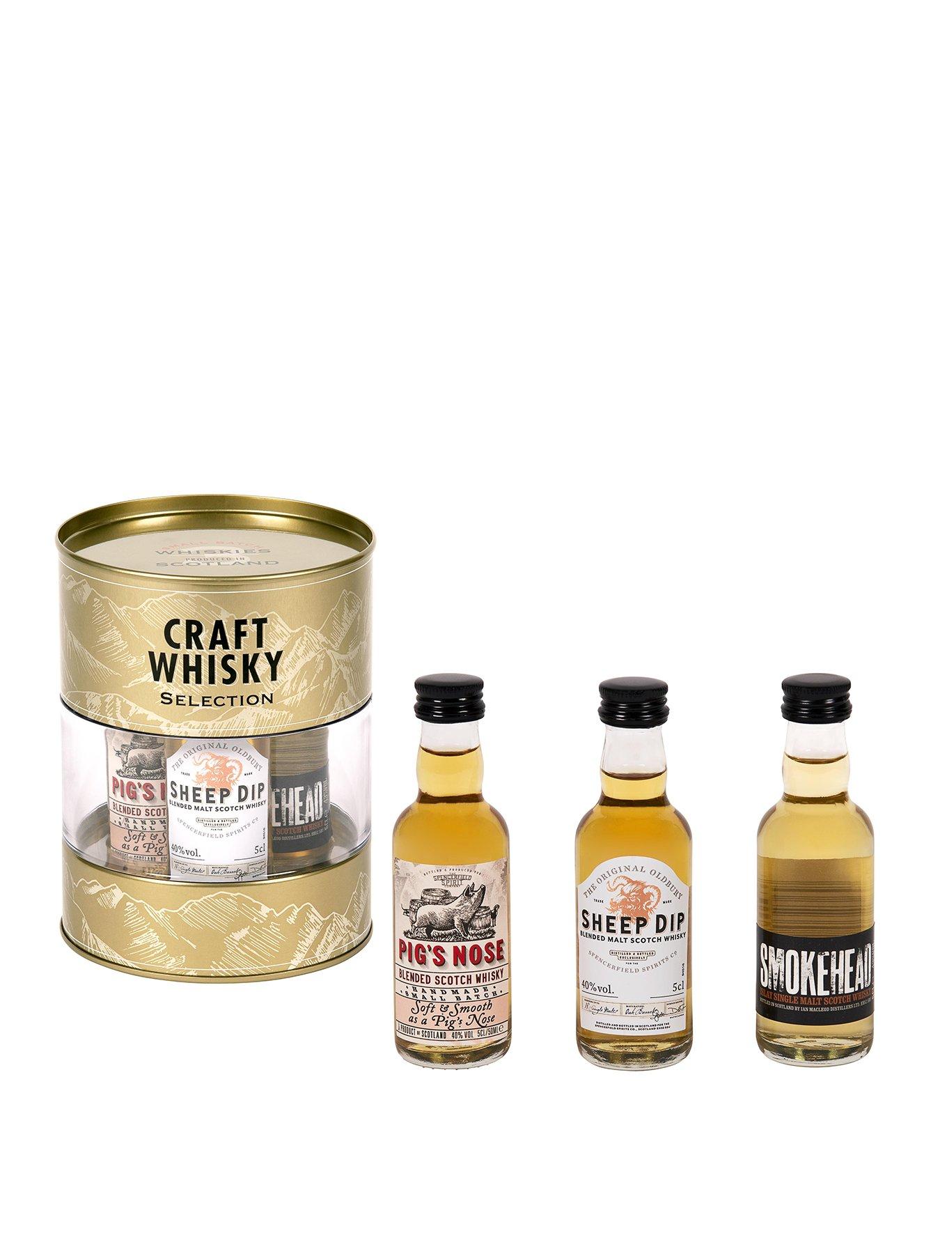 Product photograph of Craft Whisky Triple 3 X 5cl Tin from very.co.uk