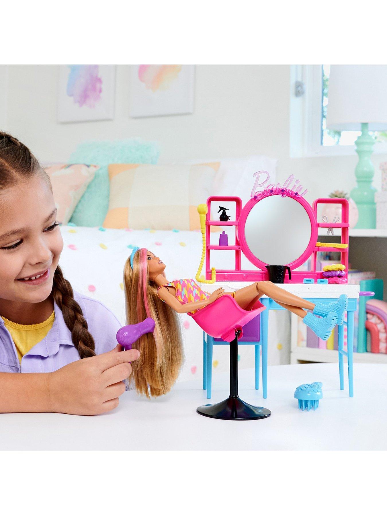 Barbie discount hairdressing set