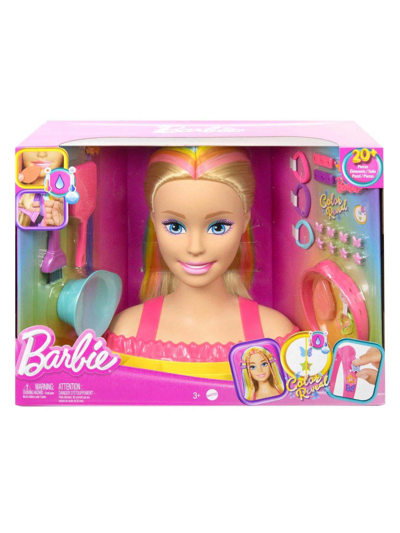 Buy Barbie Totally Hair Colour Change Styling Head & Accessories, Dolls