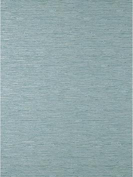 Product photograph of Fine D Cor Miya Grasscloth Wallpaper In Teal from very.co.uk