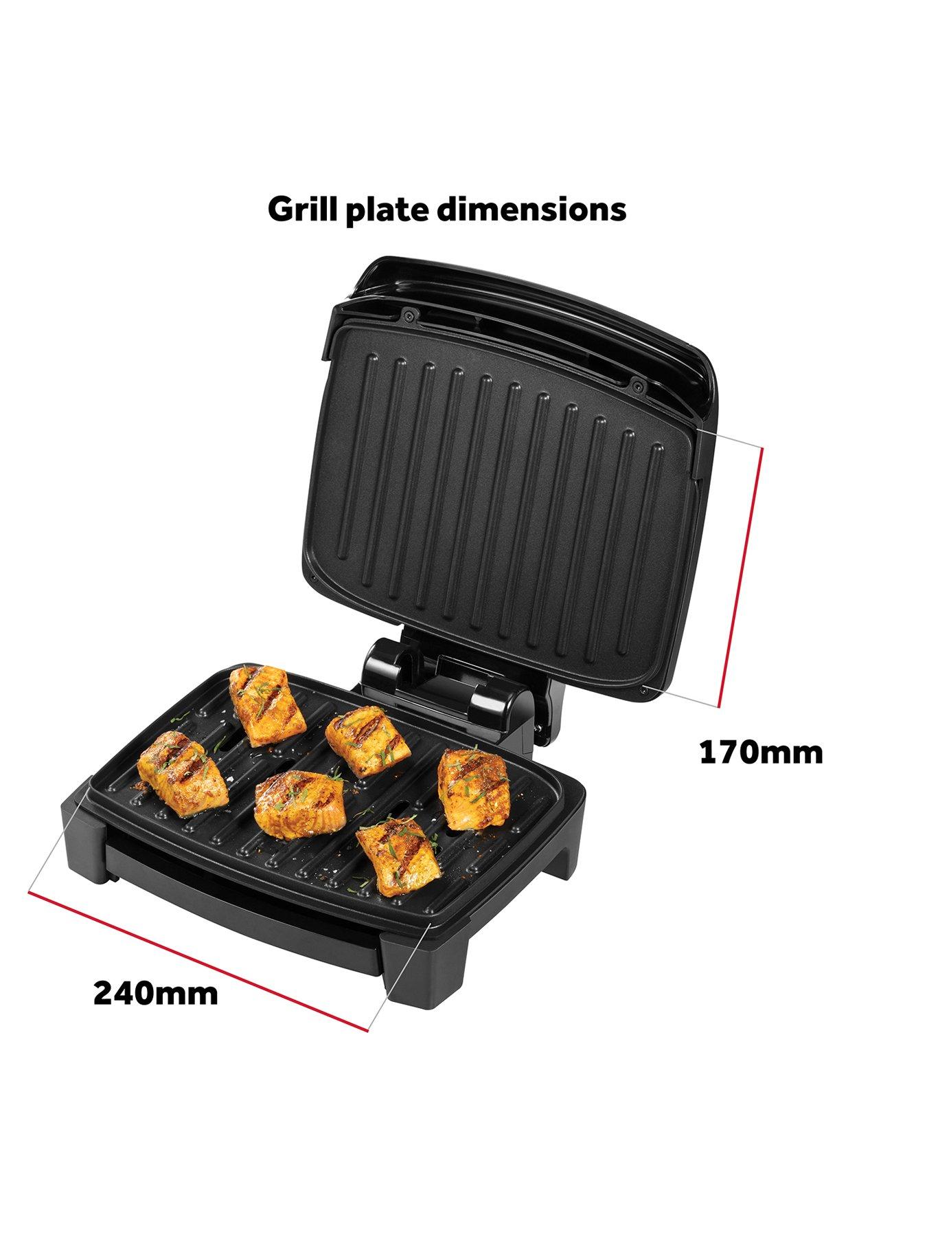 George Foreman Small Immersa Dishwasher Safe Health Grill 28300 Very