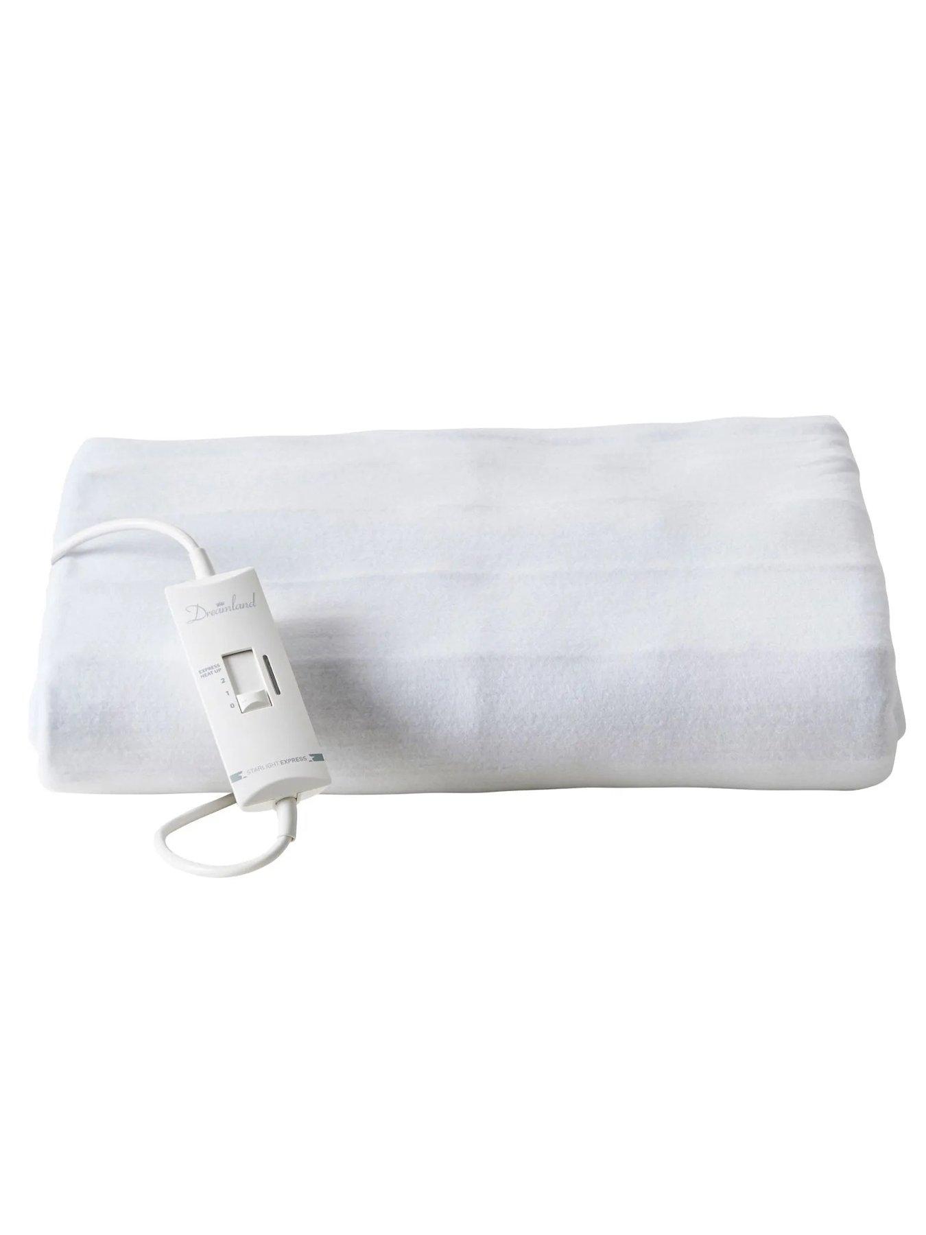 Dreamland Starlight Express Heated Underblanket - White | very.co.uk