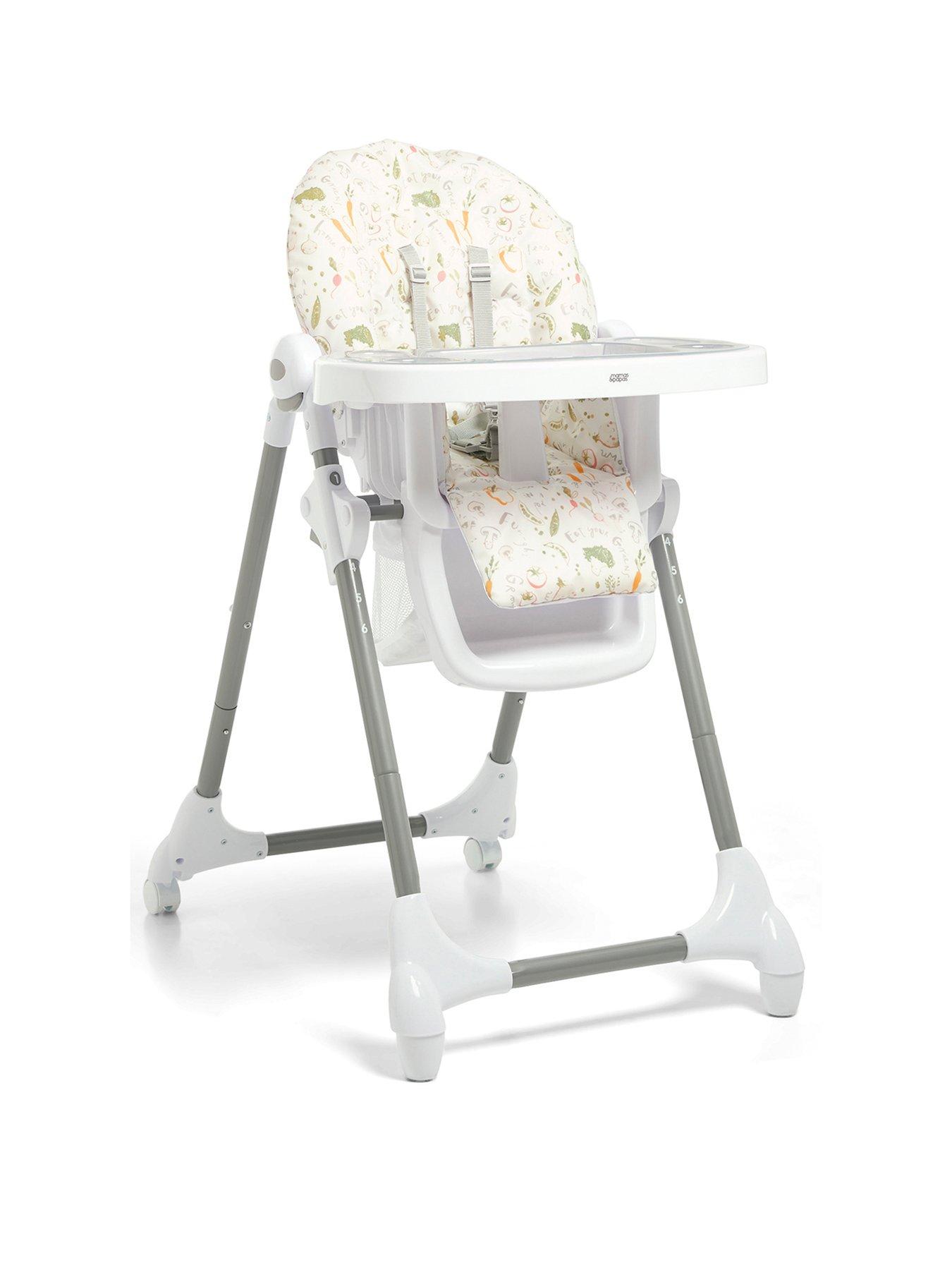 Product photograph of Mamas Papas Snax Highchair - Wonky Veg from very.co.uk