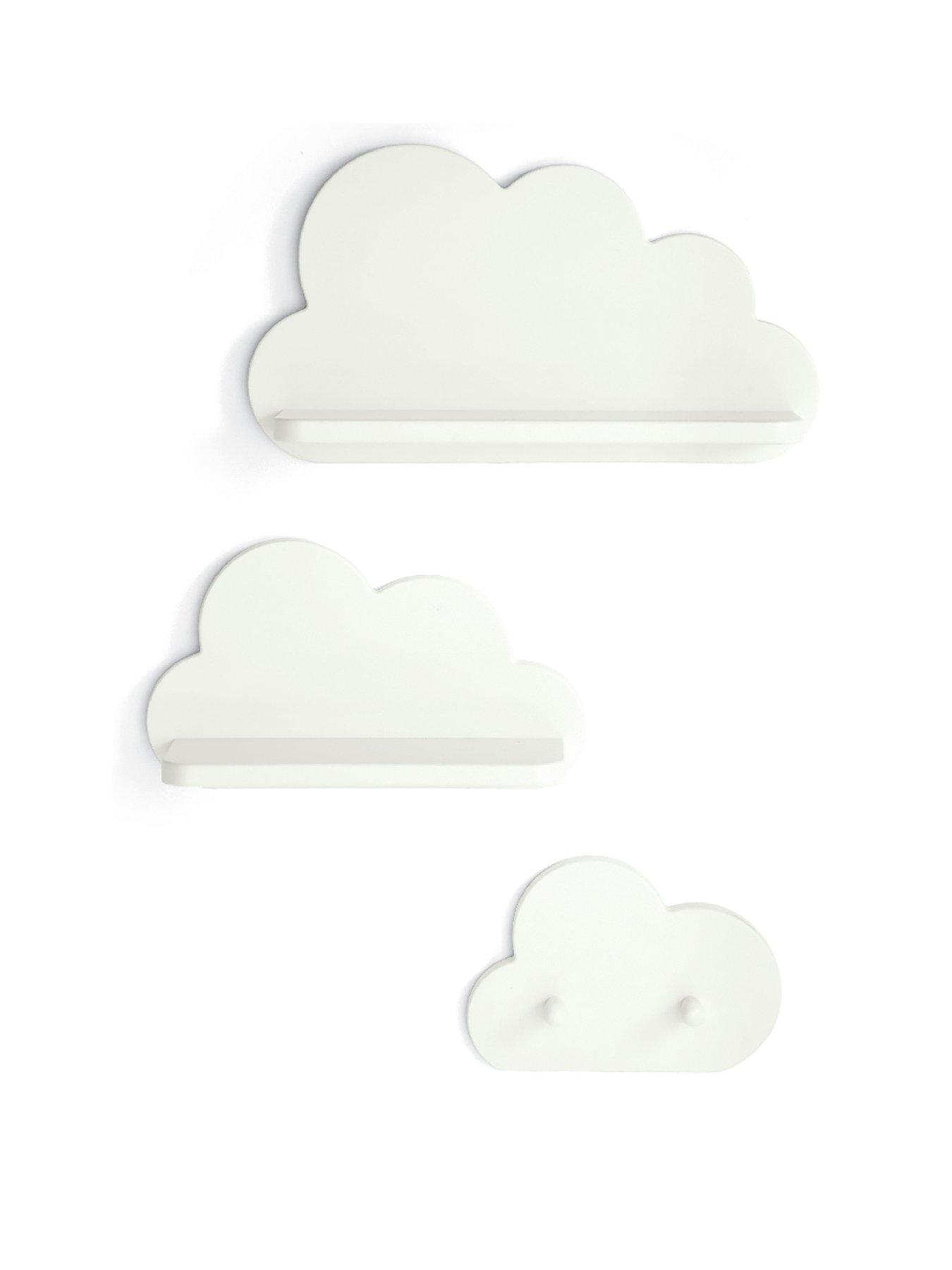 Mamas & Papas Cloud Shelves - White