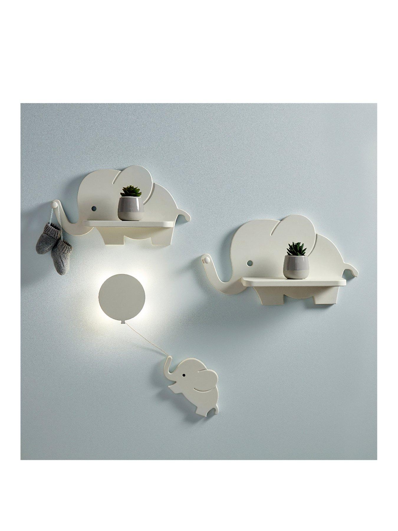 undefined Elephant Nightlight & Shelves