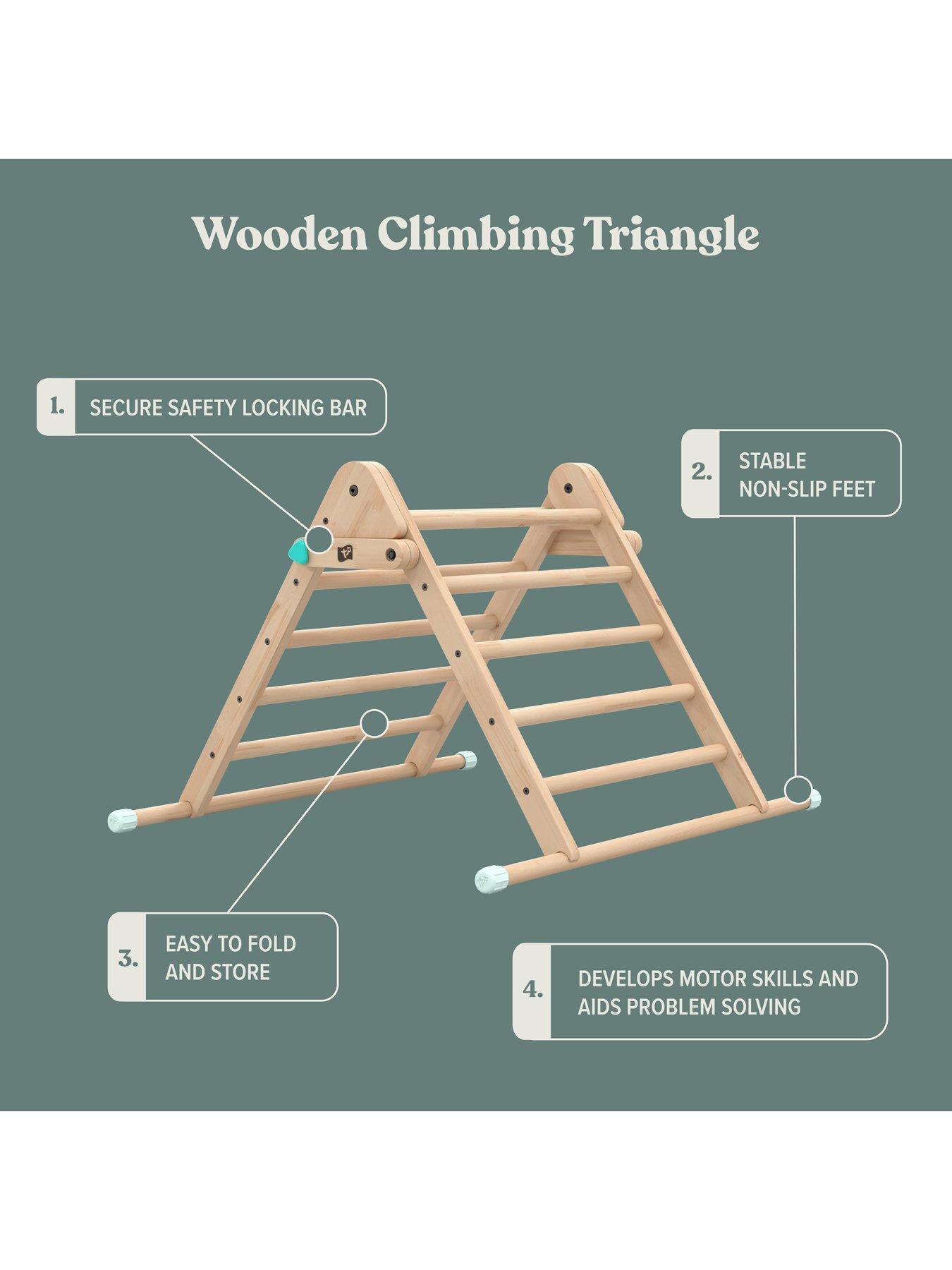 Image 2 of 8 of Active Tots Indoor Wooden Climbing Triangle