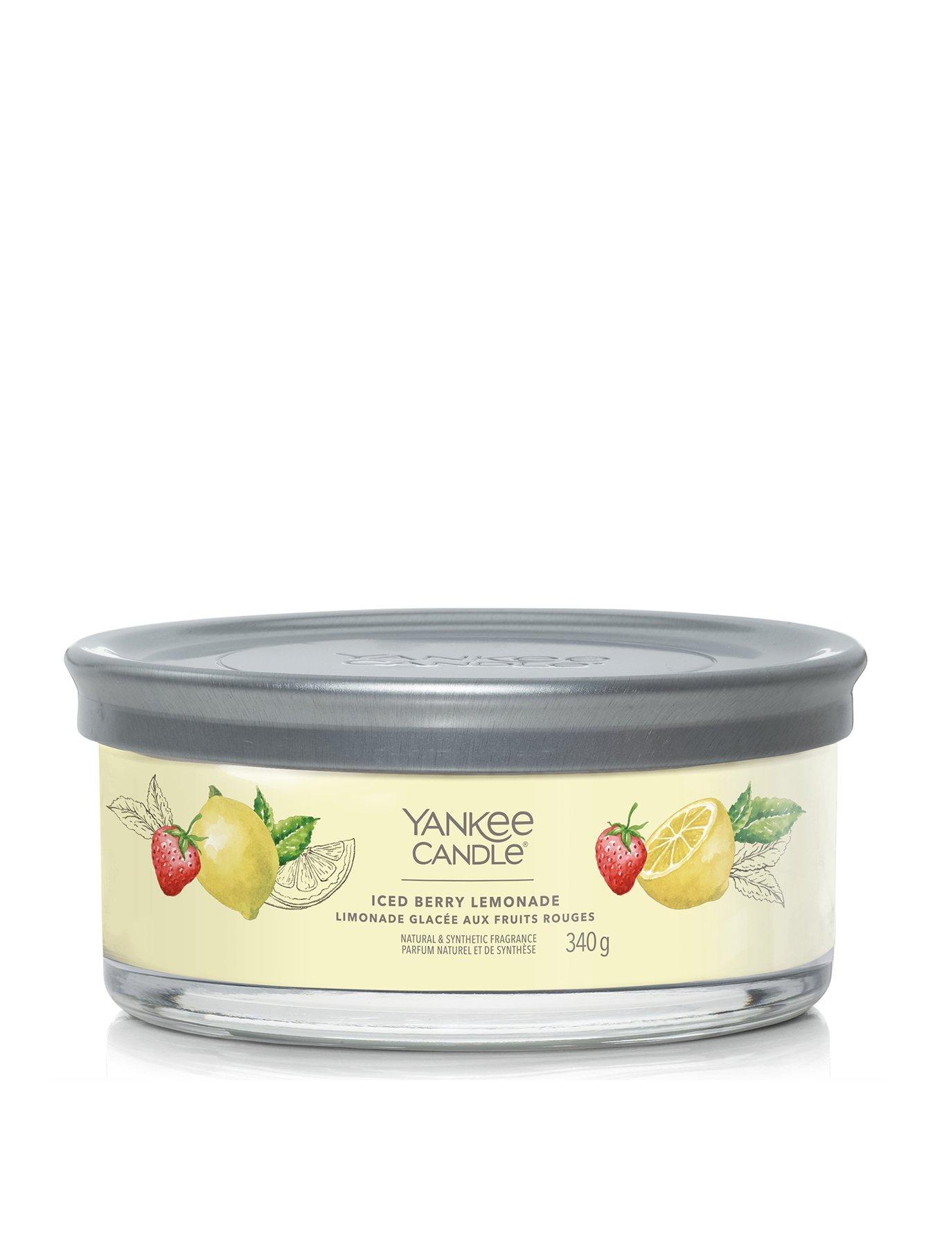 Product photograph of Yankee Candle Signature Collection Multiwick Tumbler Candle Ndash Iced Berry Lemonade from very.co.uk
