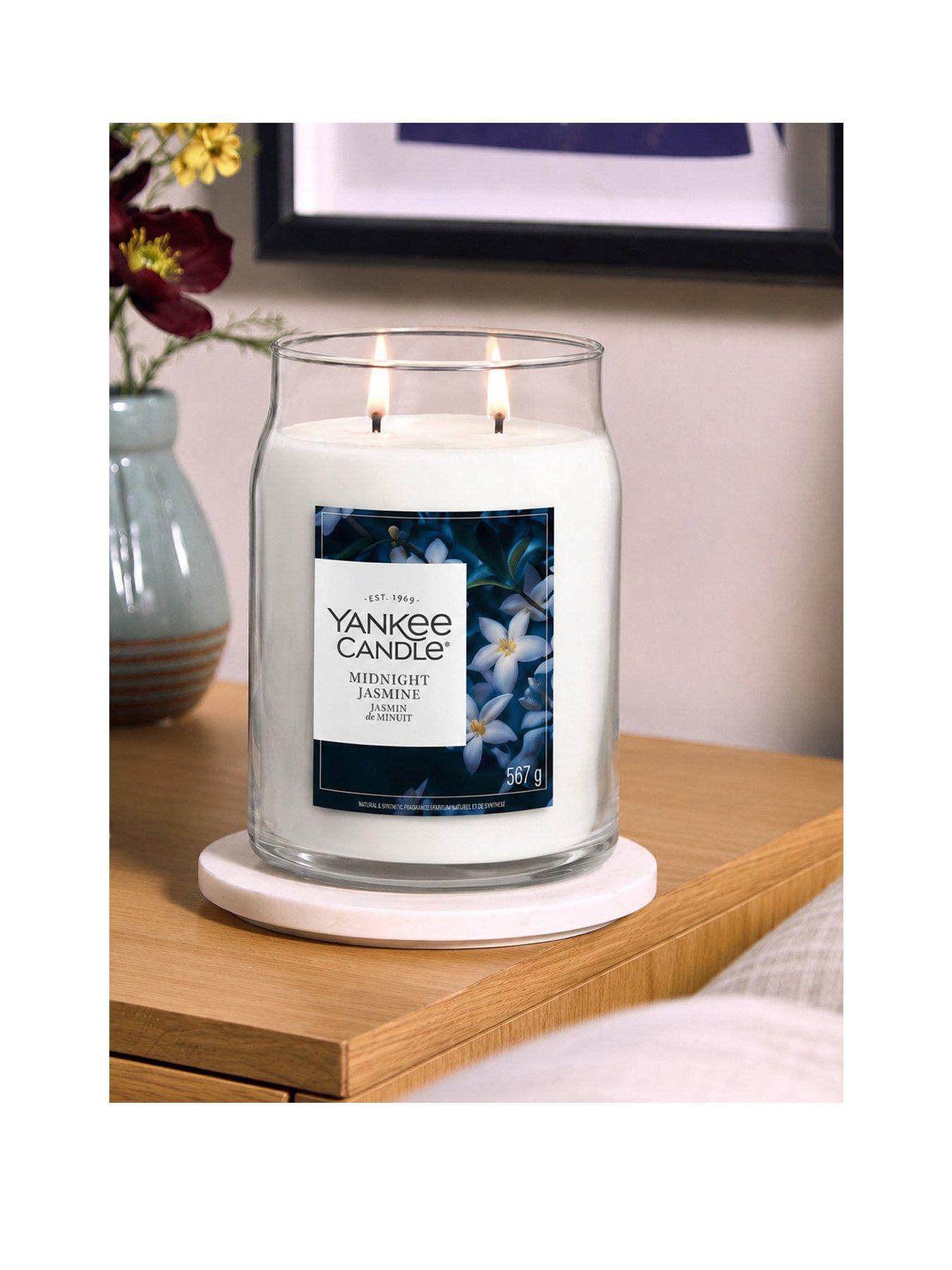 Image 1 of 5 of Yankee Candle Signature Collection Large Jar Candle &ndash; Midnight Jasmine