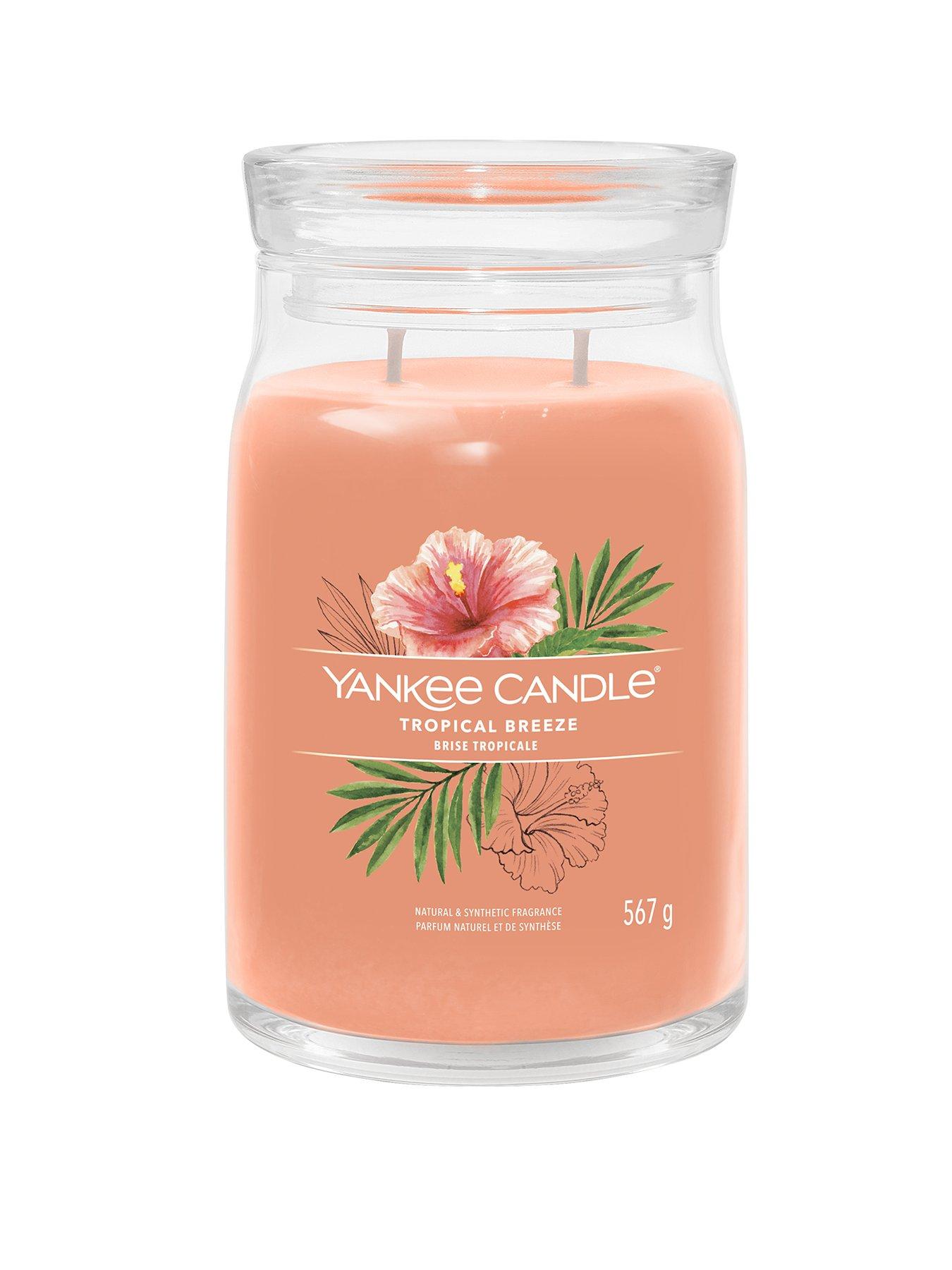 Product photograph of Yankee Candle Signature Collection Large Jar Candle Ndash Tropical Breeze from very.co.uk