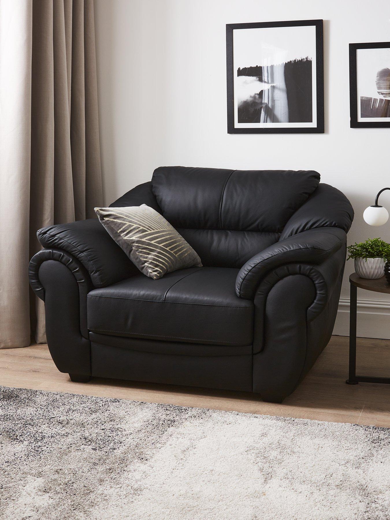 Very Home Naples Italian Leather Armchair
