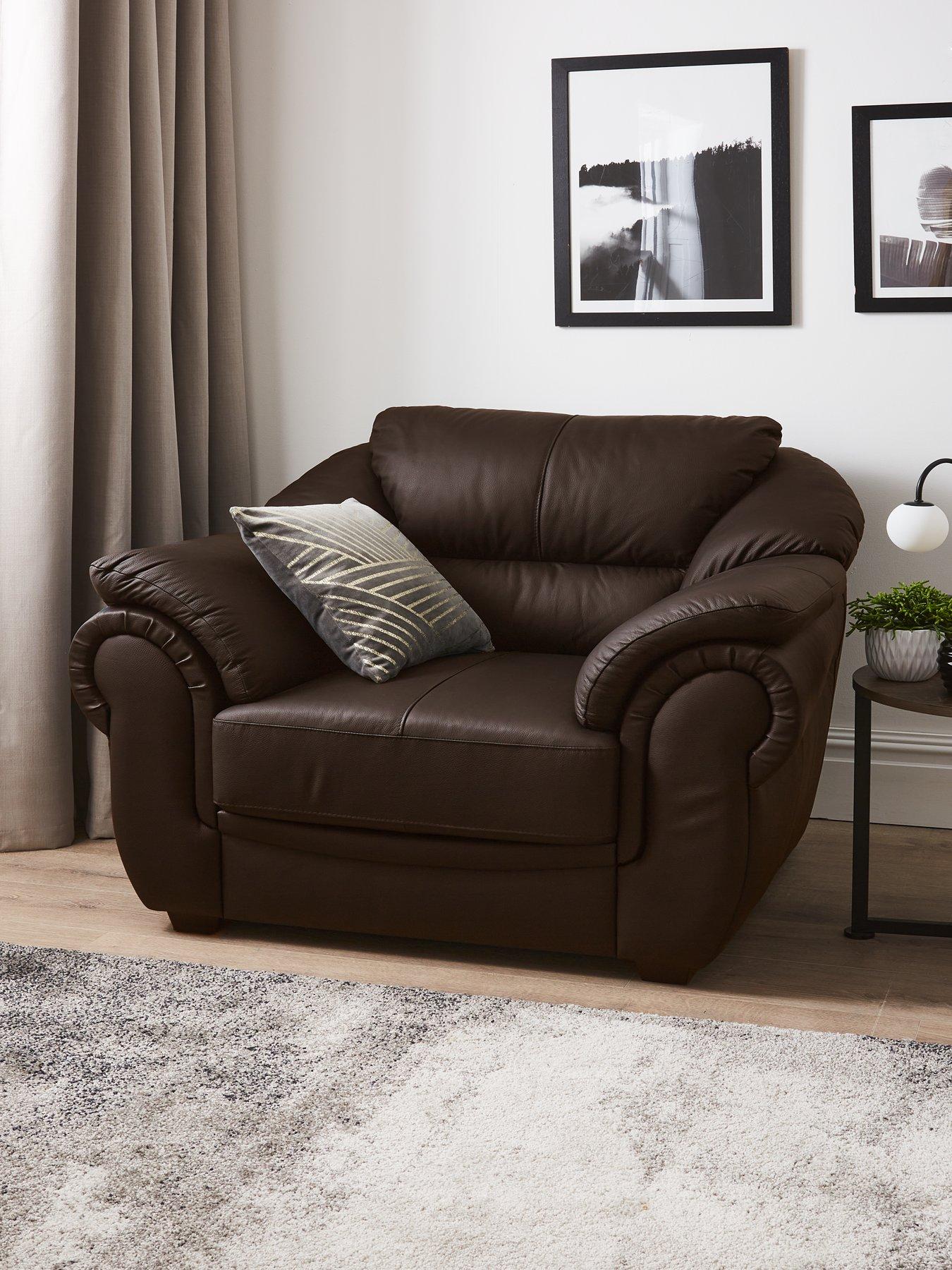 Chocolate deals brown armchair