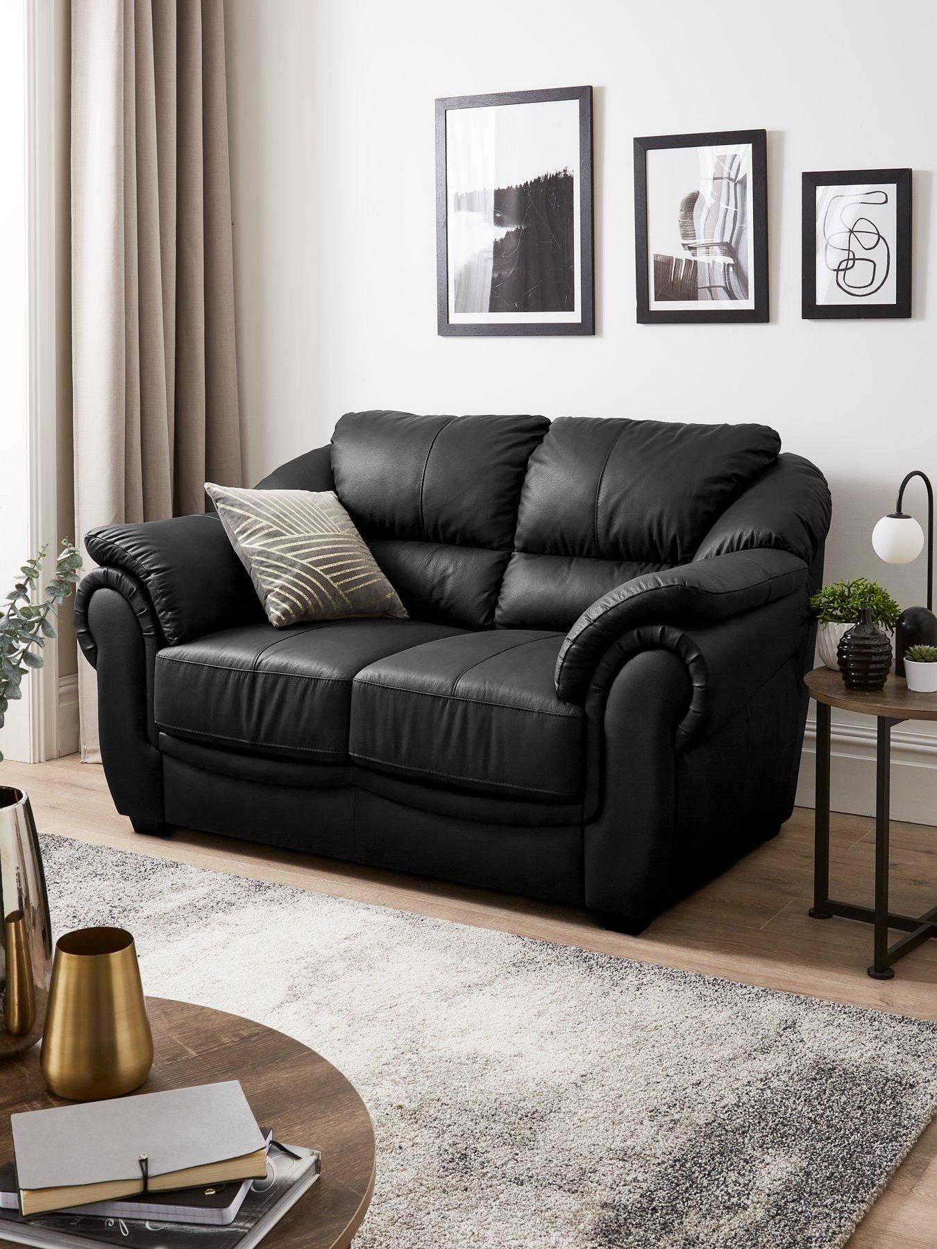 undefined Naples Leather 2 Seater Sofa - FSC® Certified