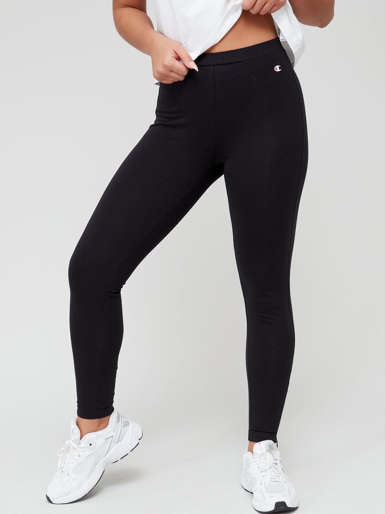 Champion Logo Leggings - Black