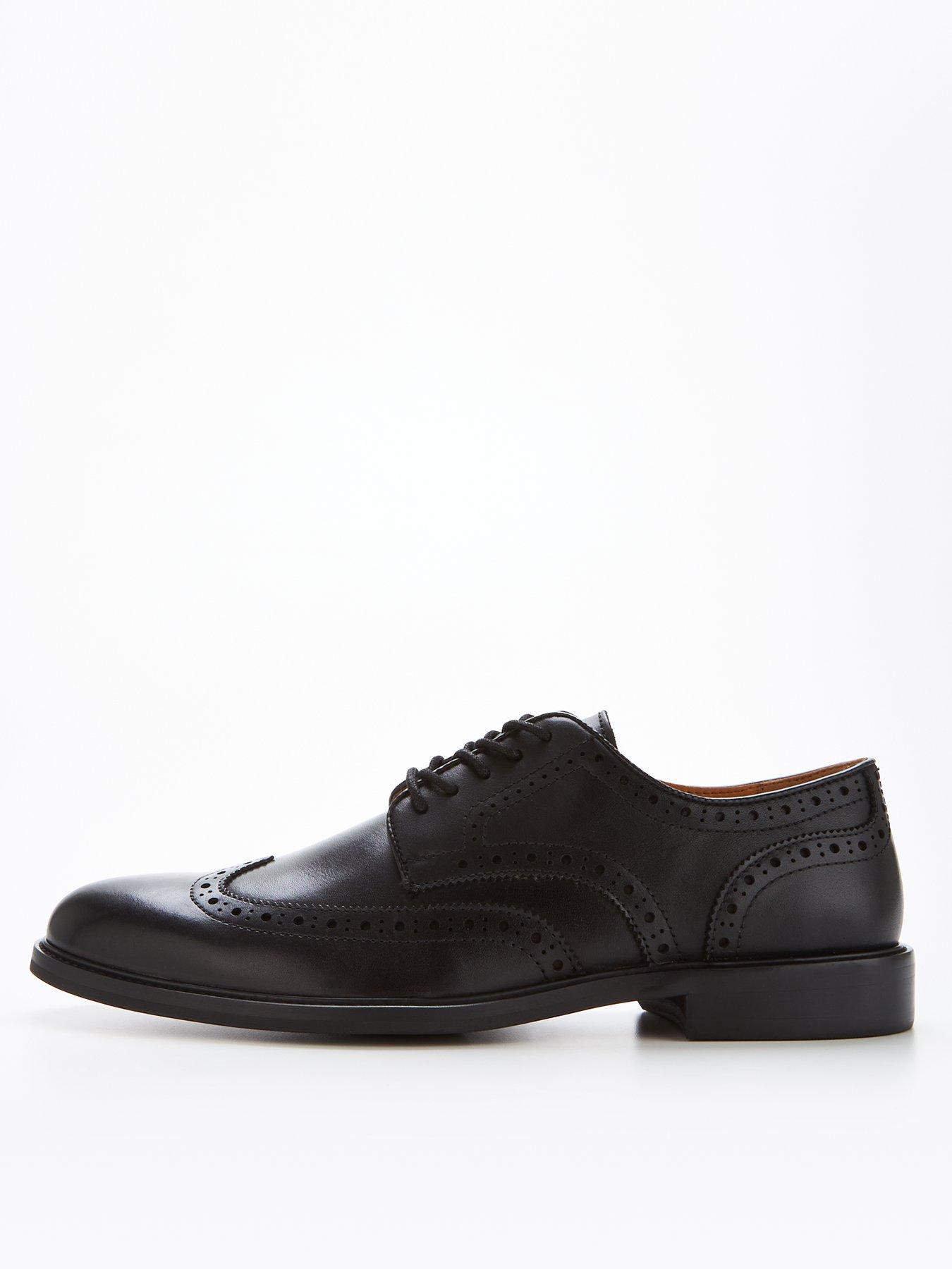 Mens black store brogues sale uk