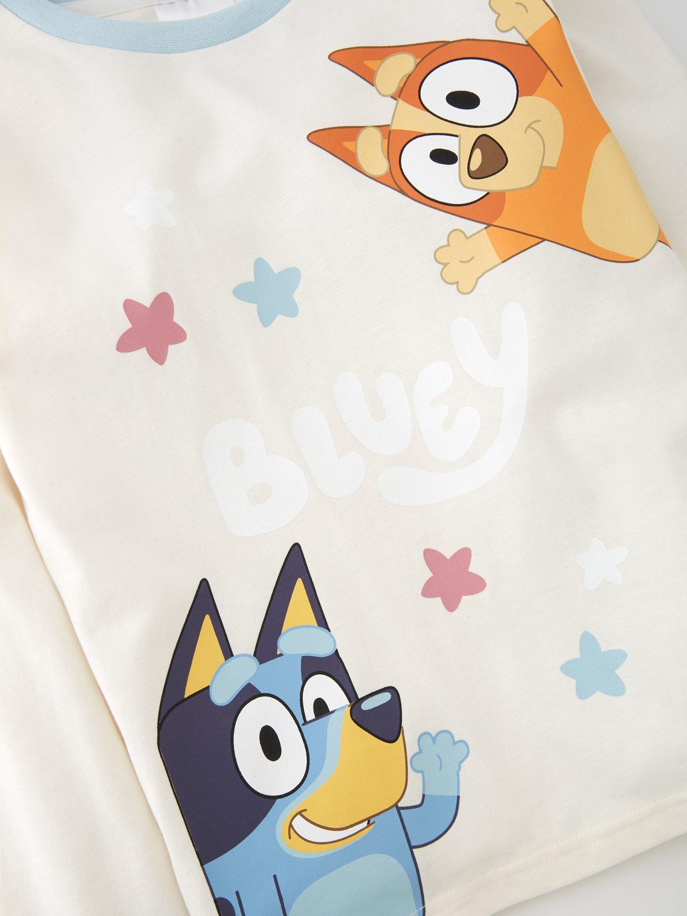 BLUEY Boy's Pyjamas /BLUEY & BINGO Blue Long-Sleeved PJs Sizes 18 months-5  years