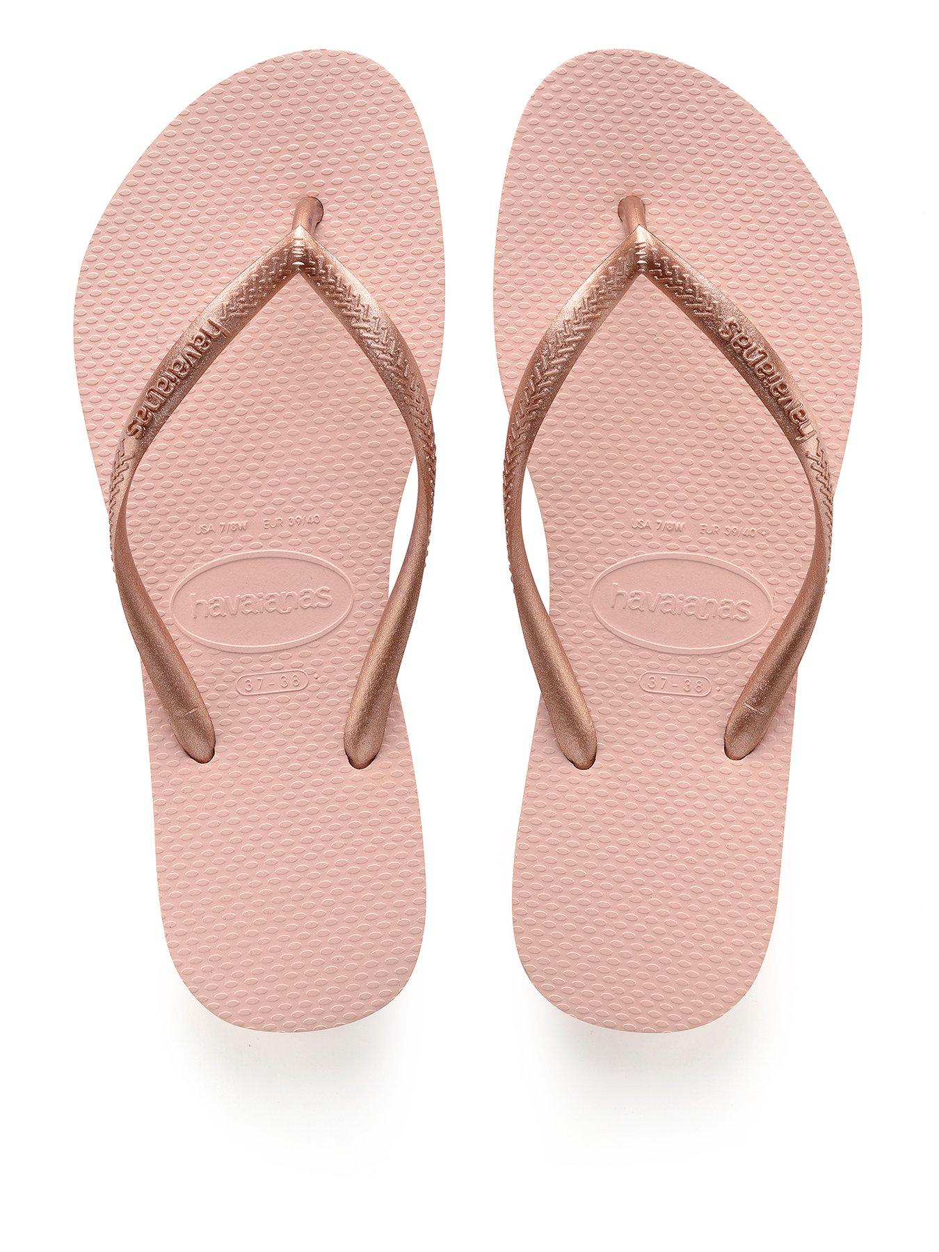 undefined Slim Flip Flop - Ballet Rose