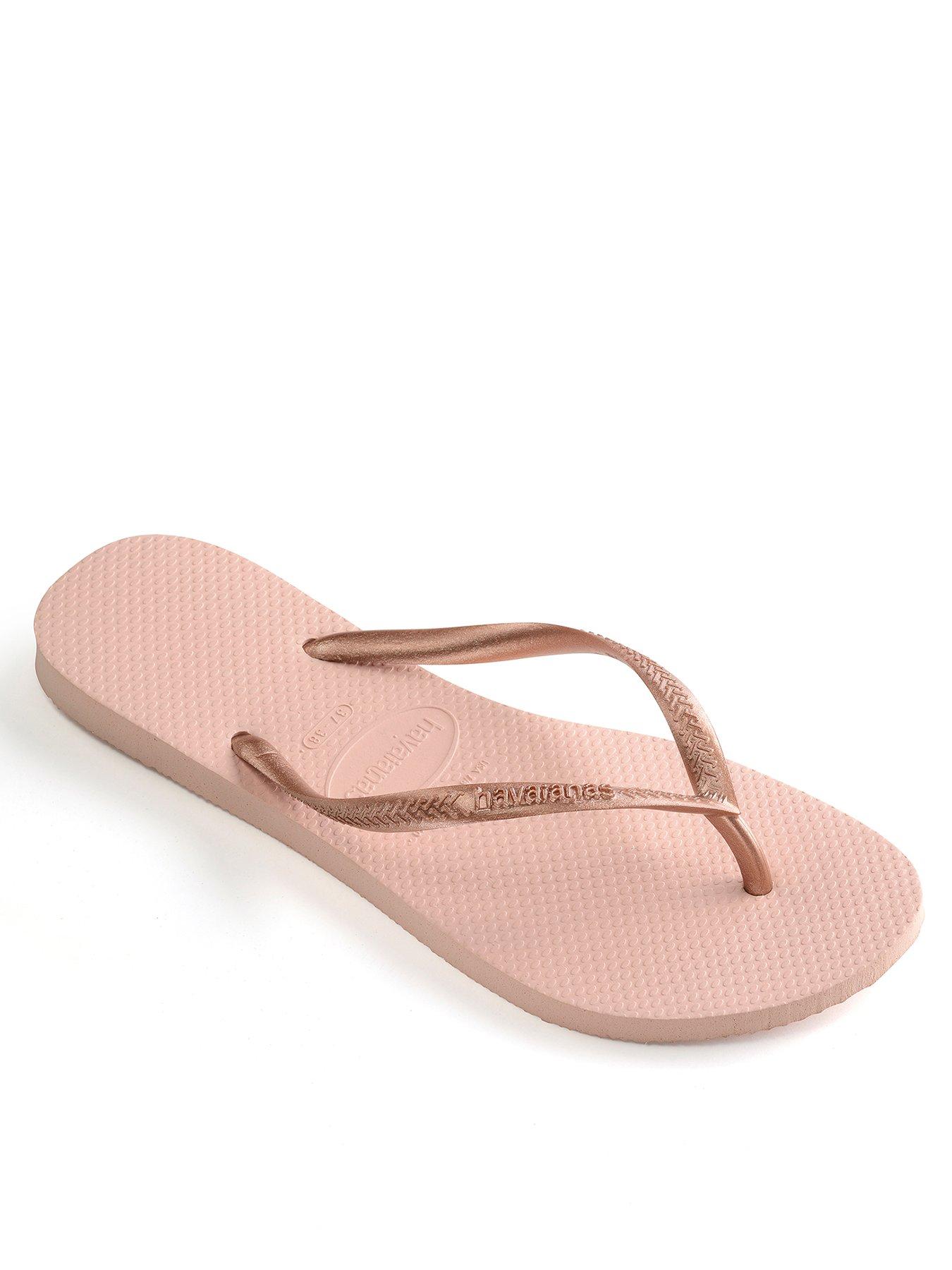 undefined Slim Flip Flop - Ballet Rose