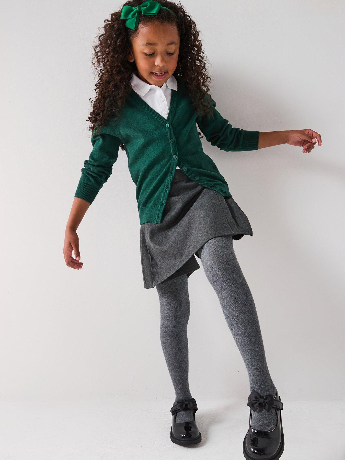 The Very Collection Girls Woven Skort - Grey
