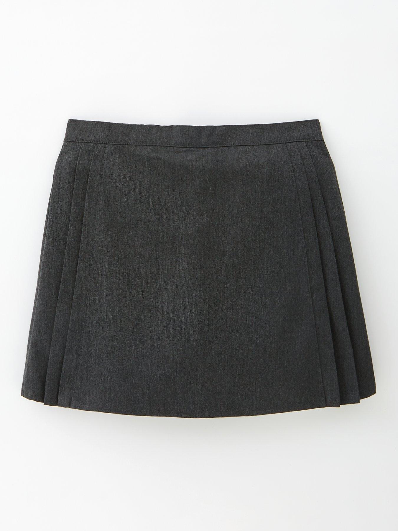 Image 2 of 6 of The Very Collection Girls Woven Skort - Grey