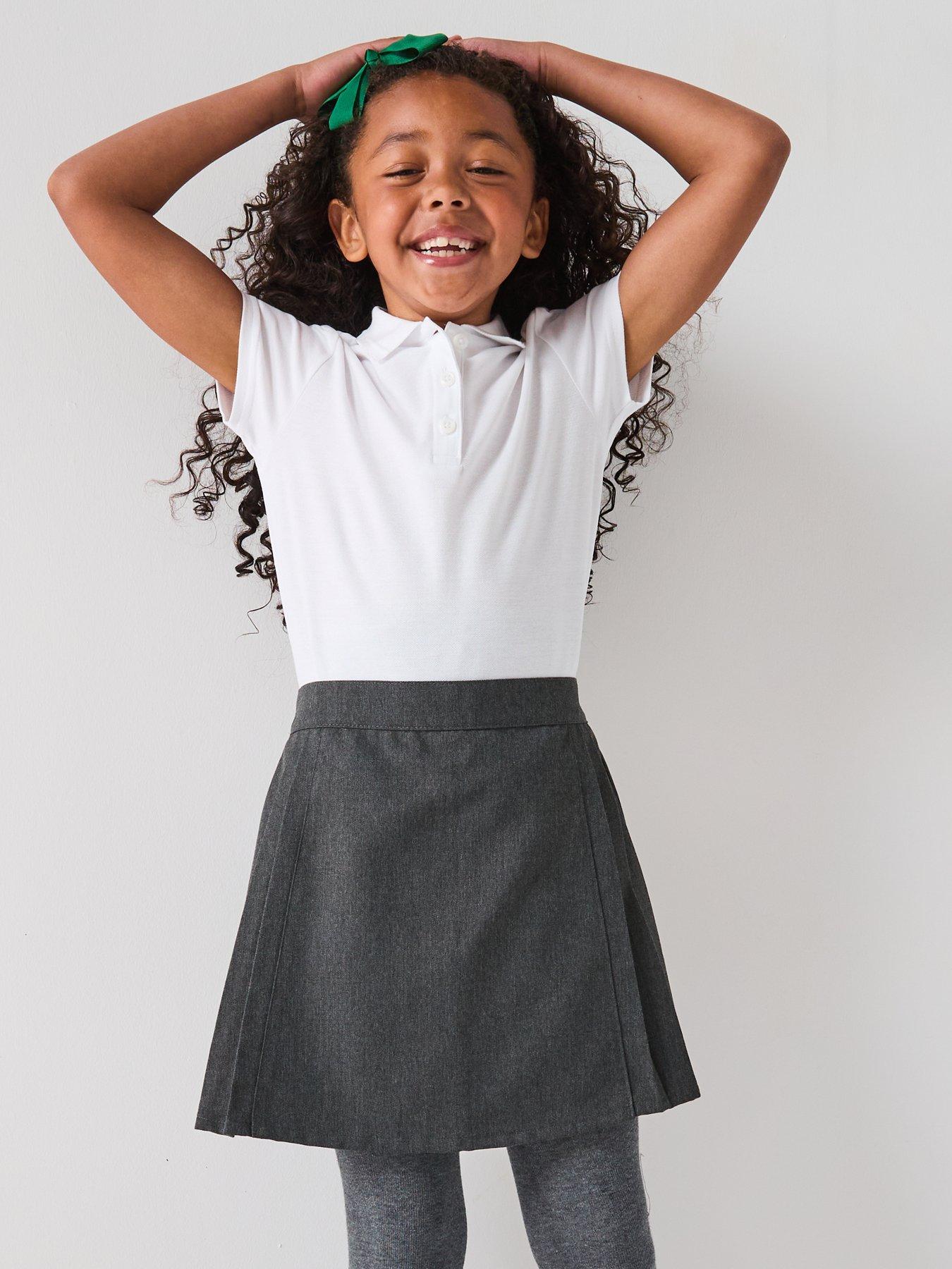Image 6 of 6 of The Very Collection Girls Woven Skort - Grey