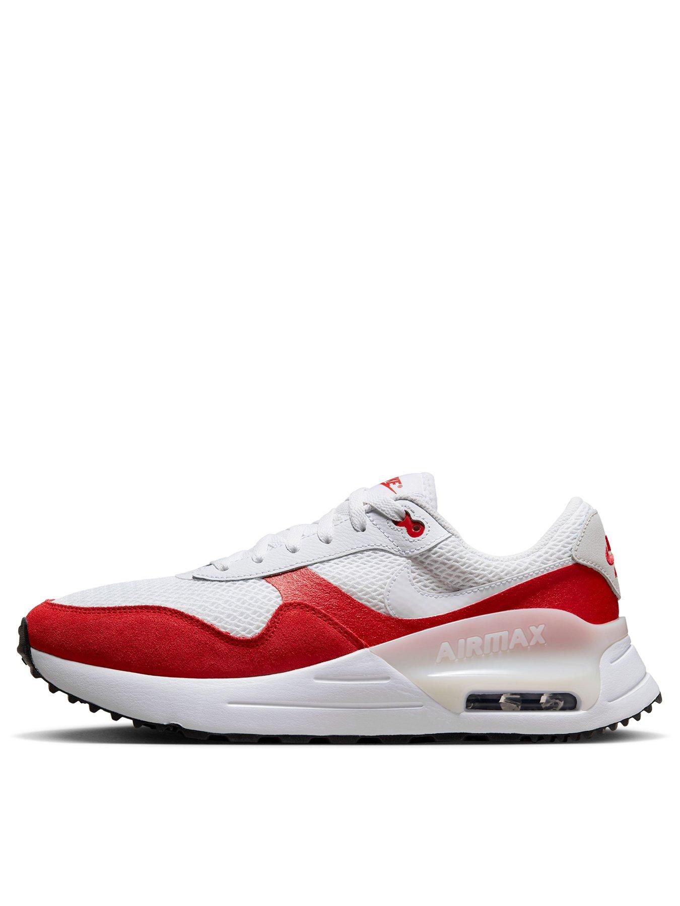 Nike airmax shop white red