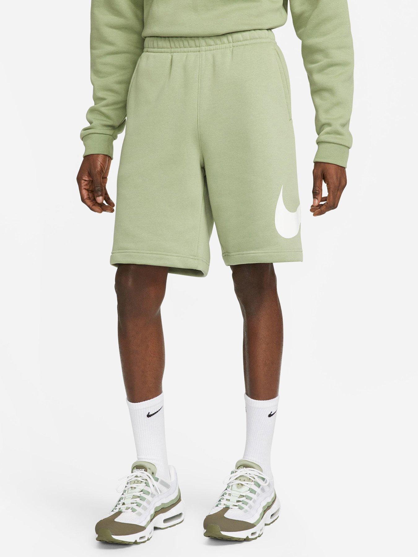 Nike fleece cut hot sale off shorts