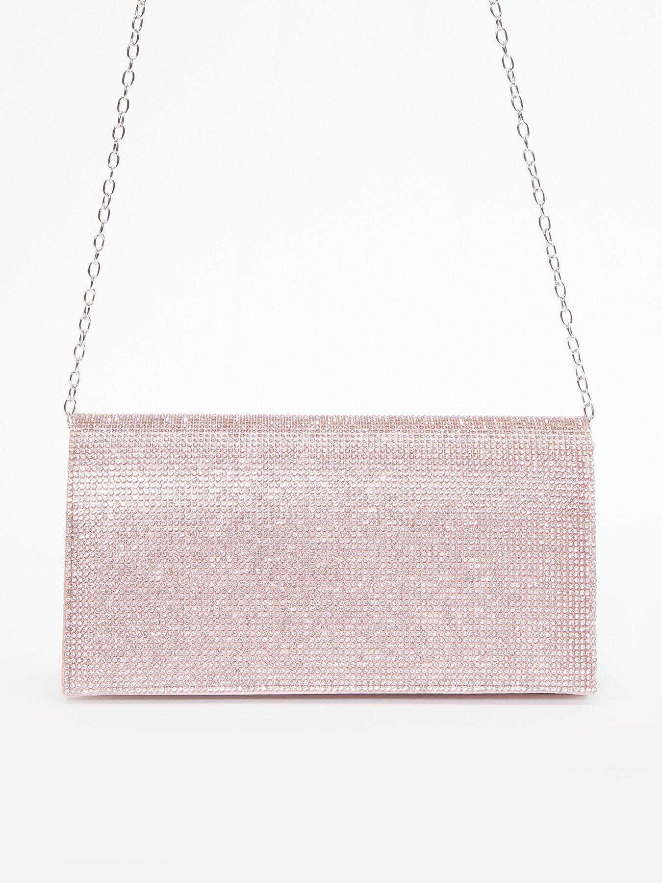 Rose gold discount clutch bag quiz