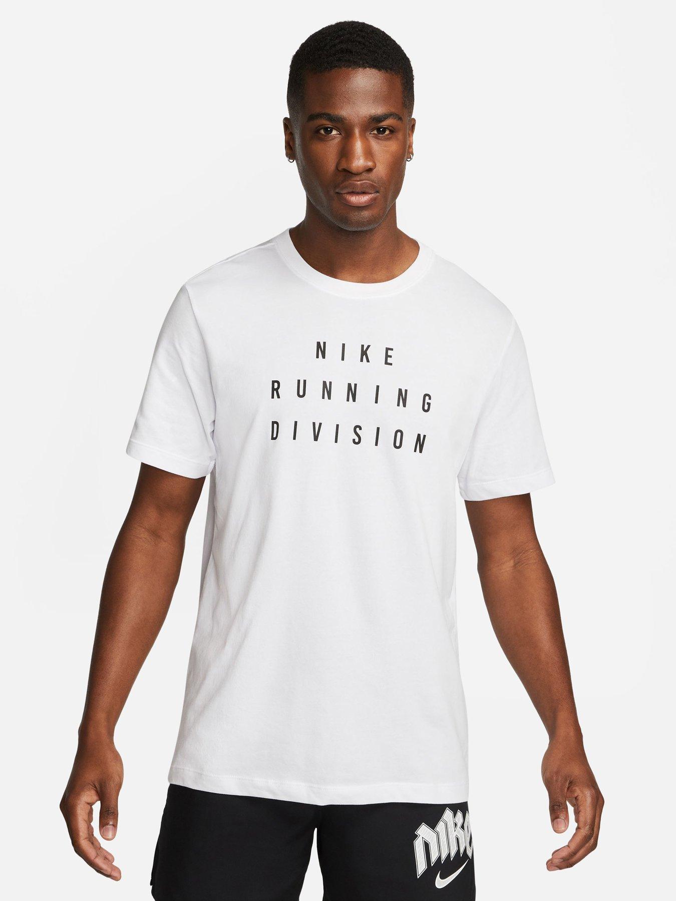 Nike Dri-fit Running Division Tee - White | Very.co.uk