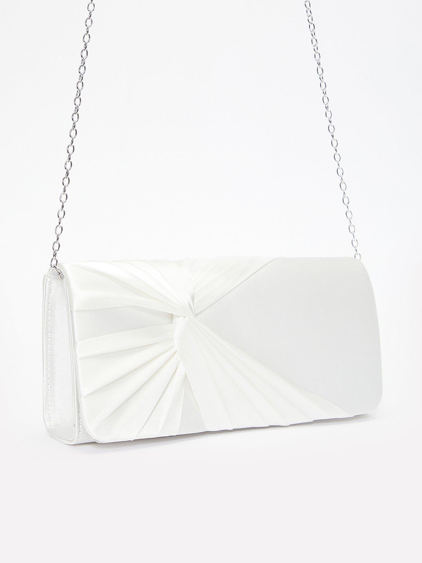 Quiz white 2025 clutch bag