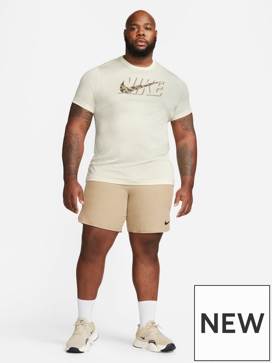 Nike Train Legend Block Logo Camo T-shirt | very.co.uk