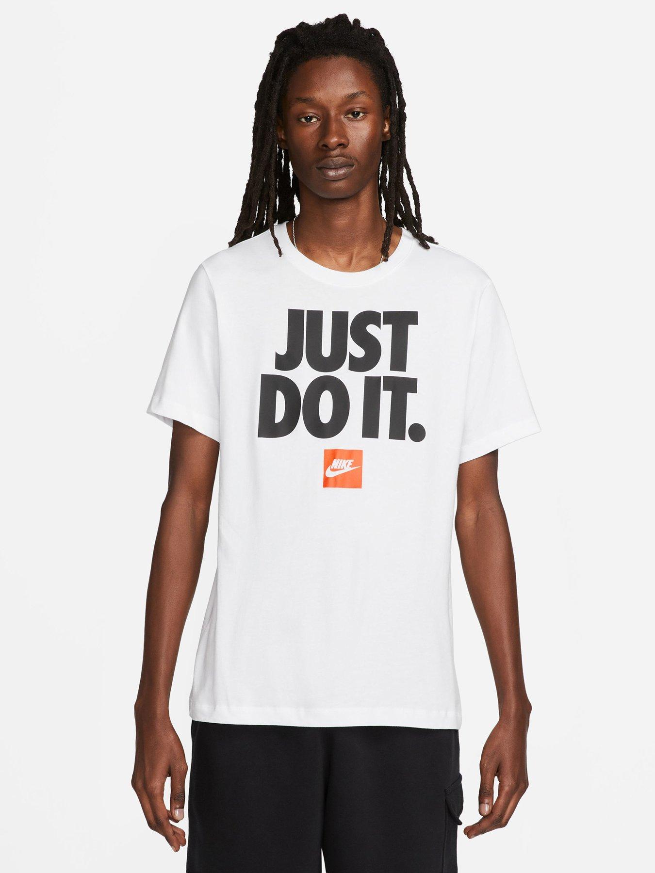 Nike just do shop it white t shirt