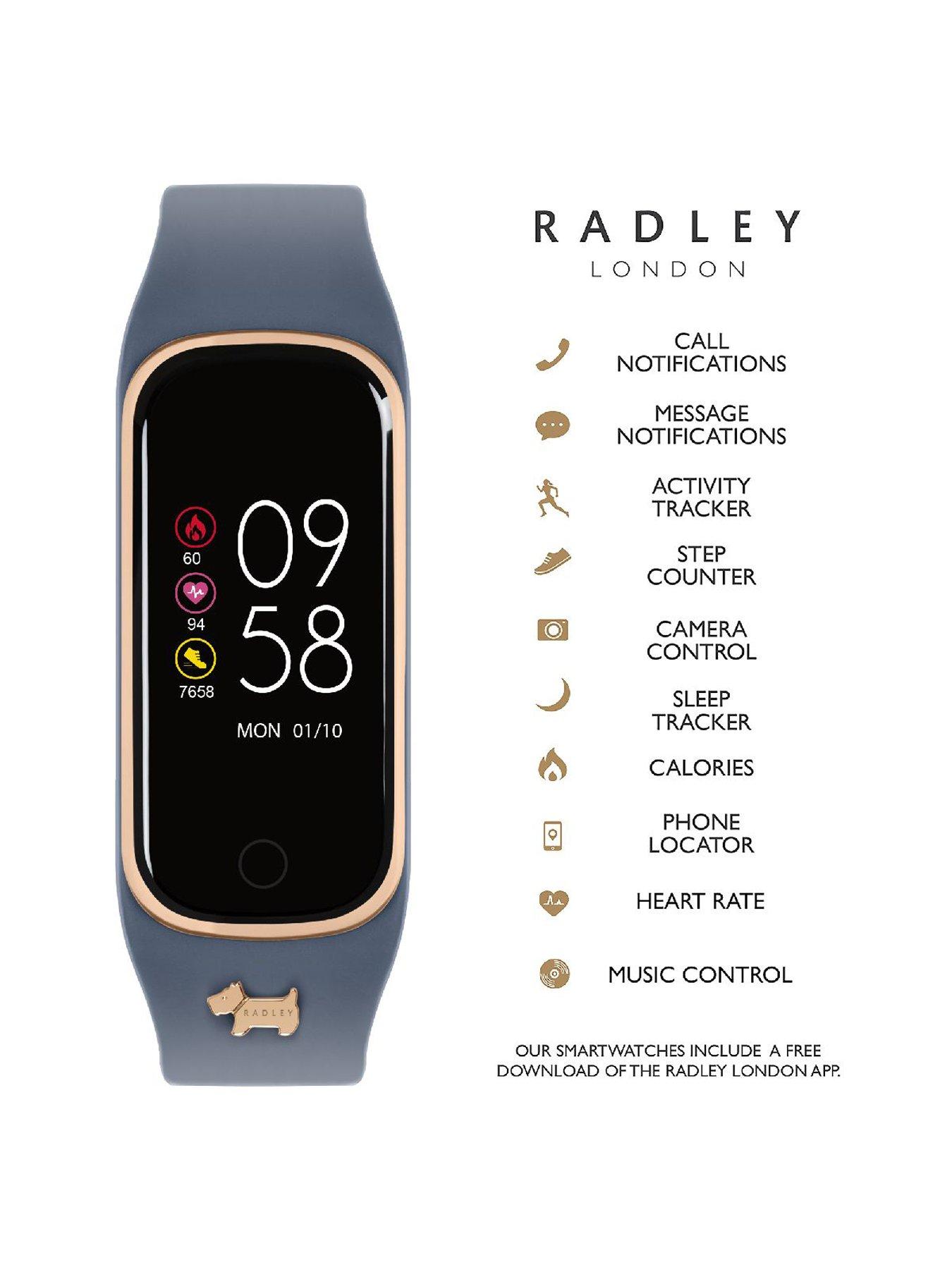 Image 2 of 4 of Radley Ladies Series 8 Vintage Blue Silicone Strap Watch
