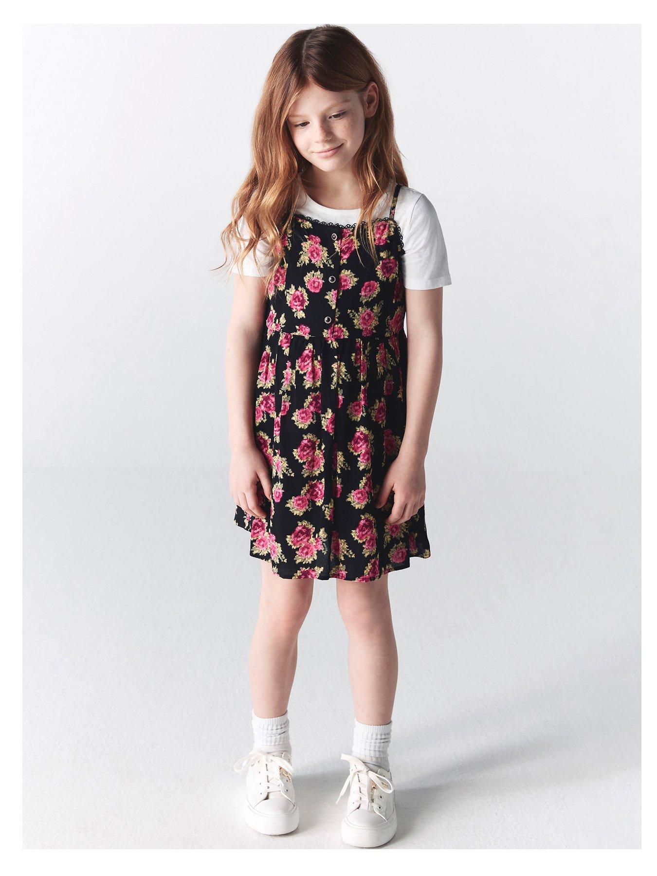 Disney Stitch Ruffle Sleeve Tulle Dress-Girls Sizes 4-16
